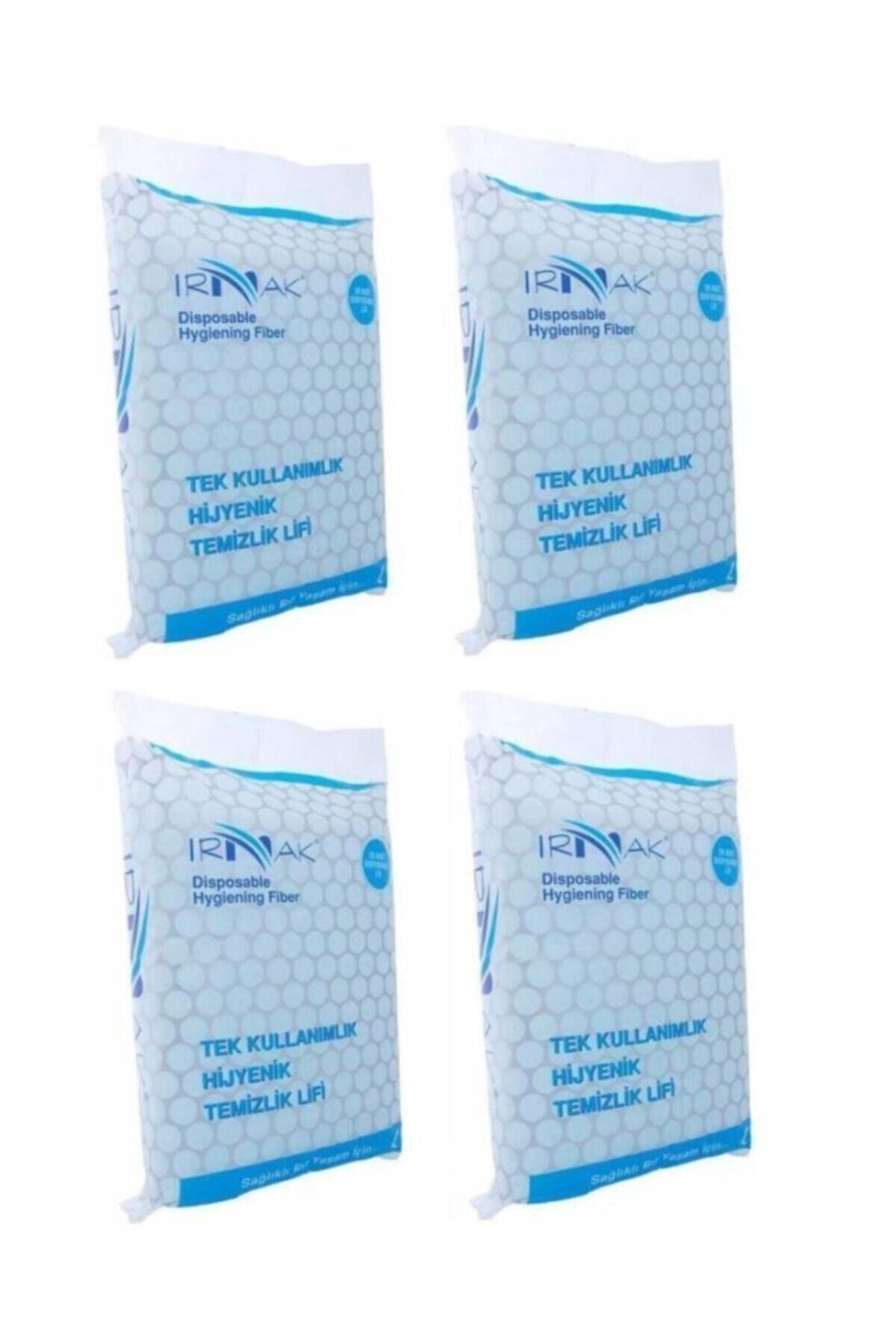 Şampuanlı Hasta Vücut Yıkama Temizleme Lifi 20li 4 Paket