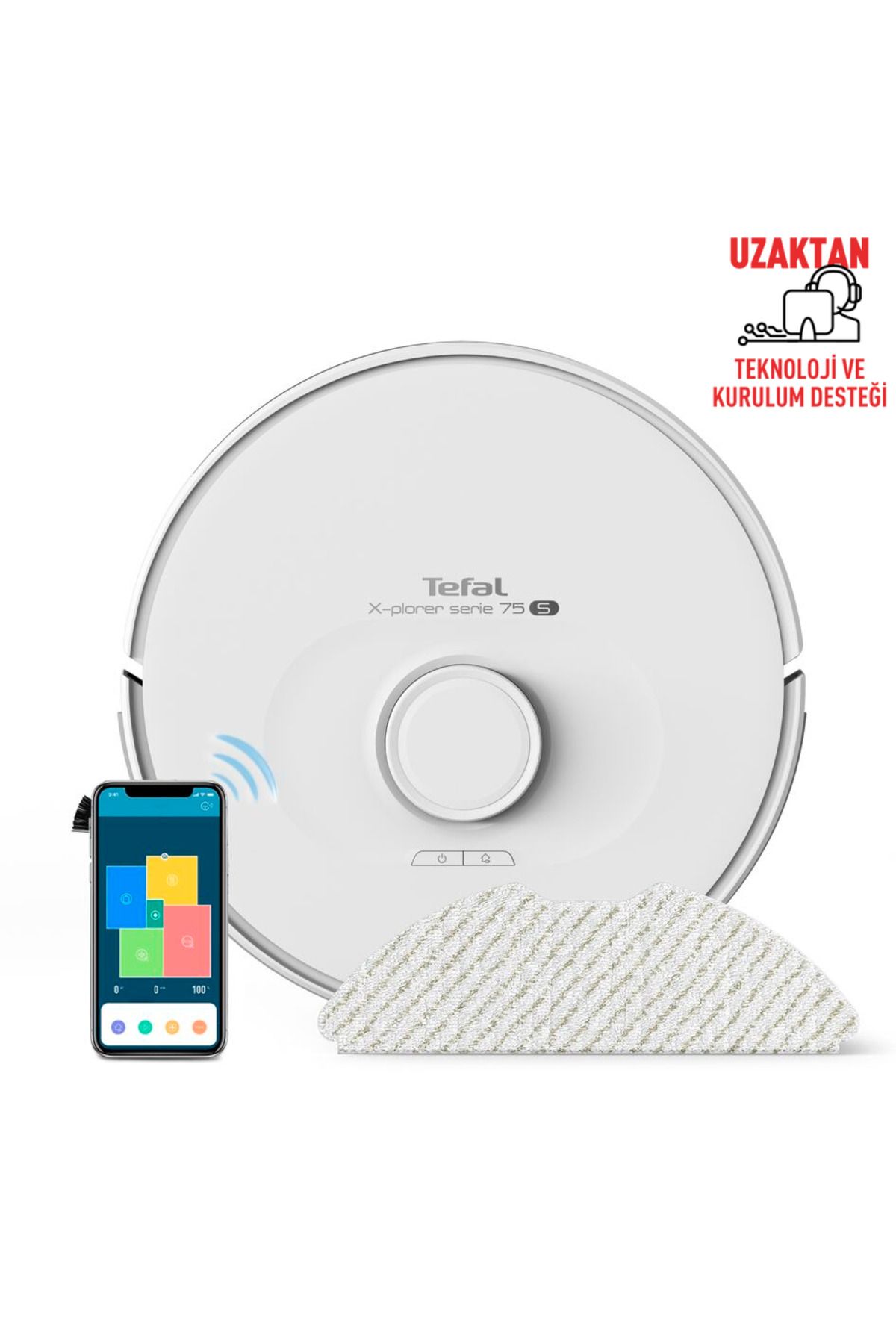 Rg8577 X-plorer Serie 75 S Max Mop Özellikli Akıllı Robot Süpürge - Evcil Hayvan Dostu