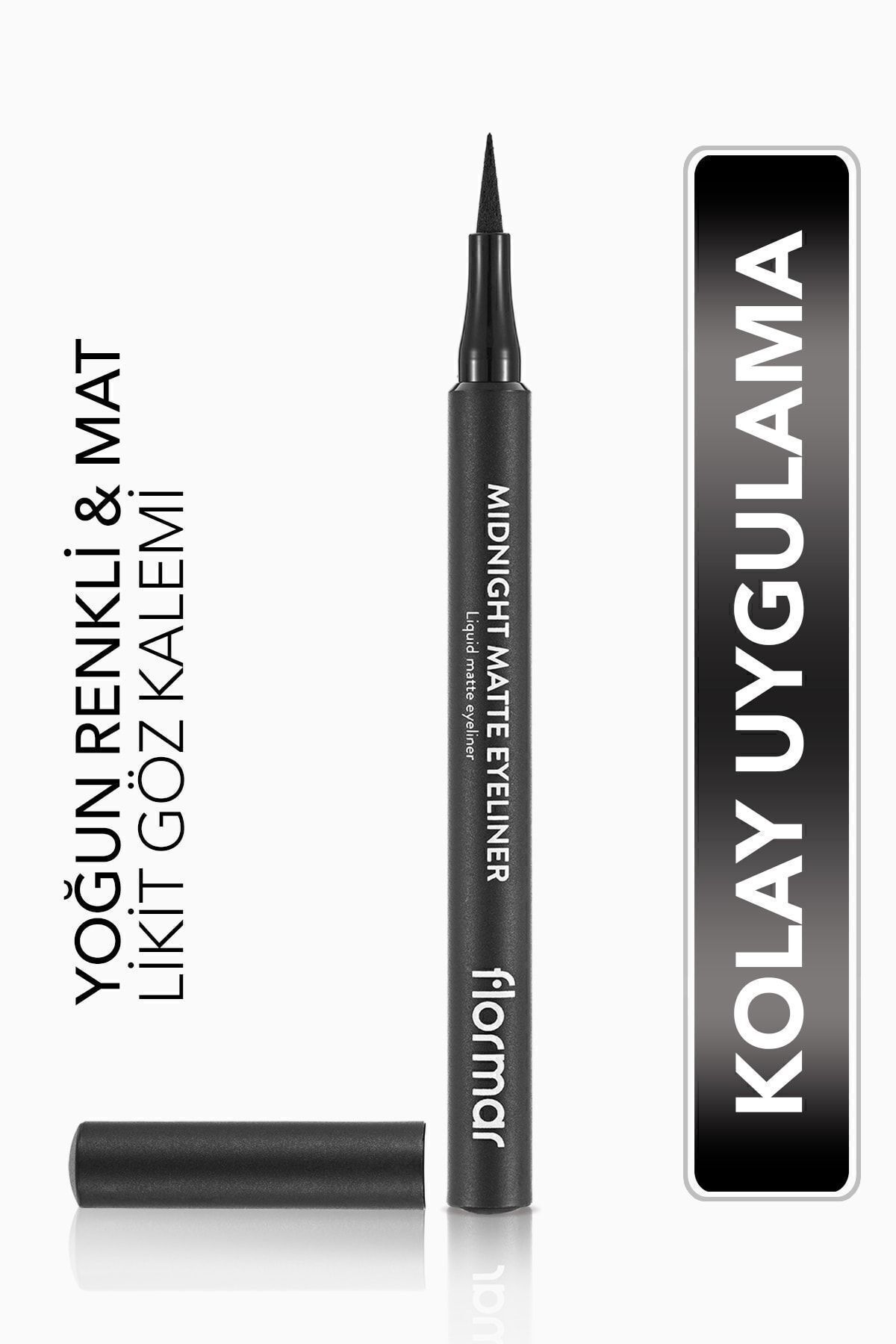 Mat Likit Kalem Eyeliner (SİYAH) - Midnight Matte Eyeliner - 001 Black - 8690604532292