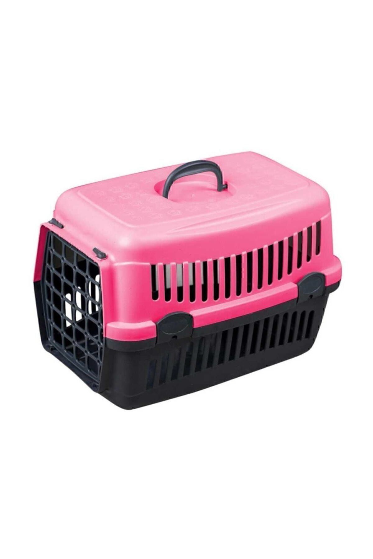 Pembe Kedi Köpek Taşıma Çantası 50x34x33cm