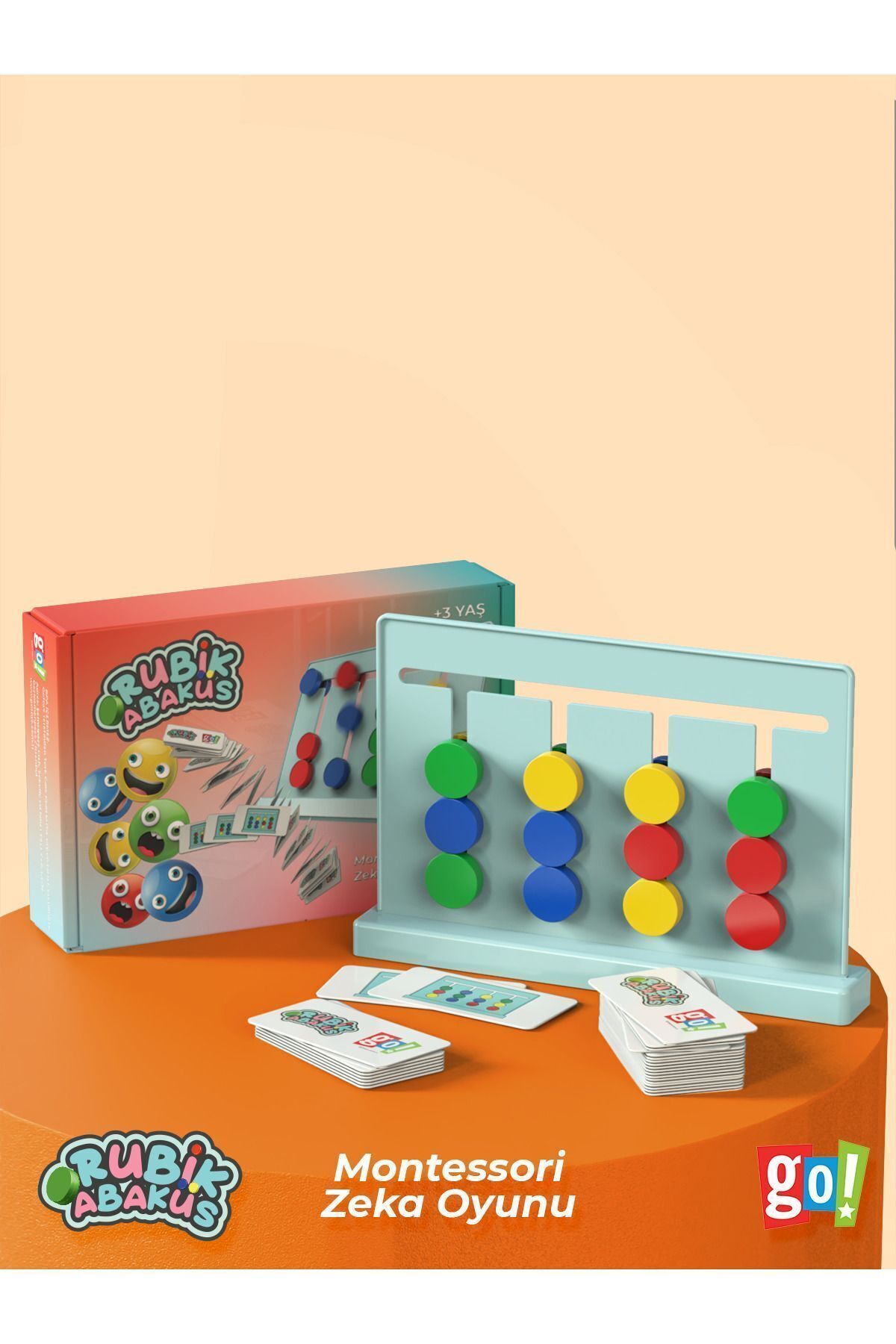 Rubik Abaküs Montessori Zeka Oyunu Eğitici Oyuncak