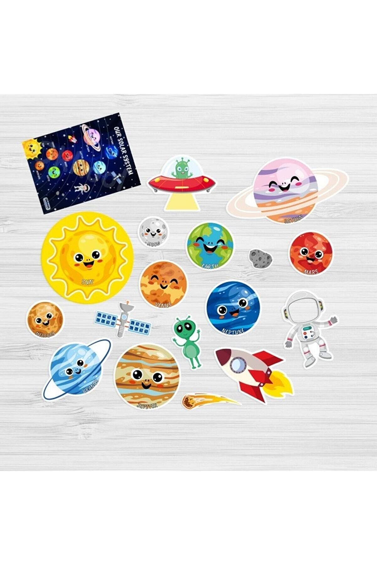 Güneş Sistemi Gezegenler Eğitici Magnet Set