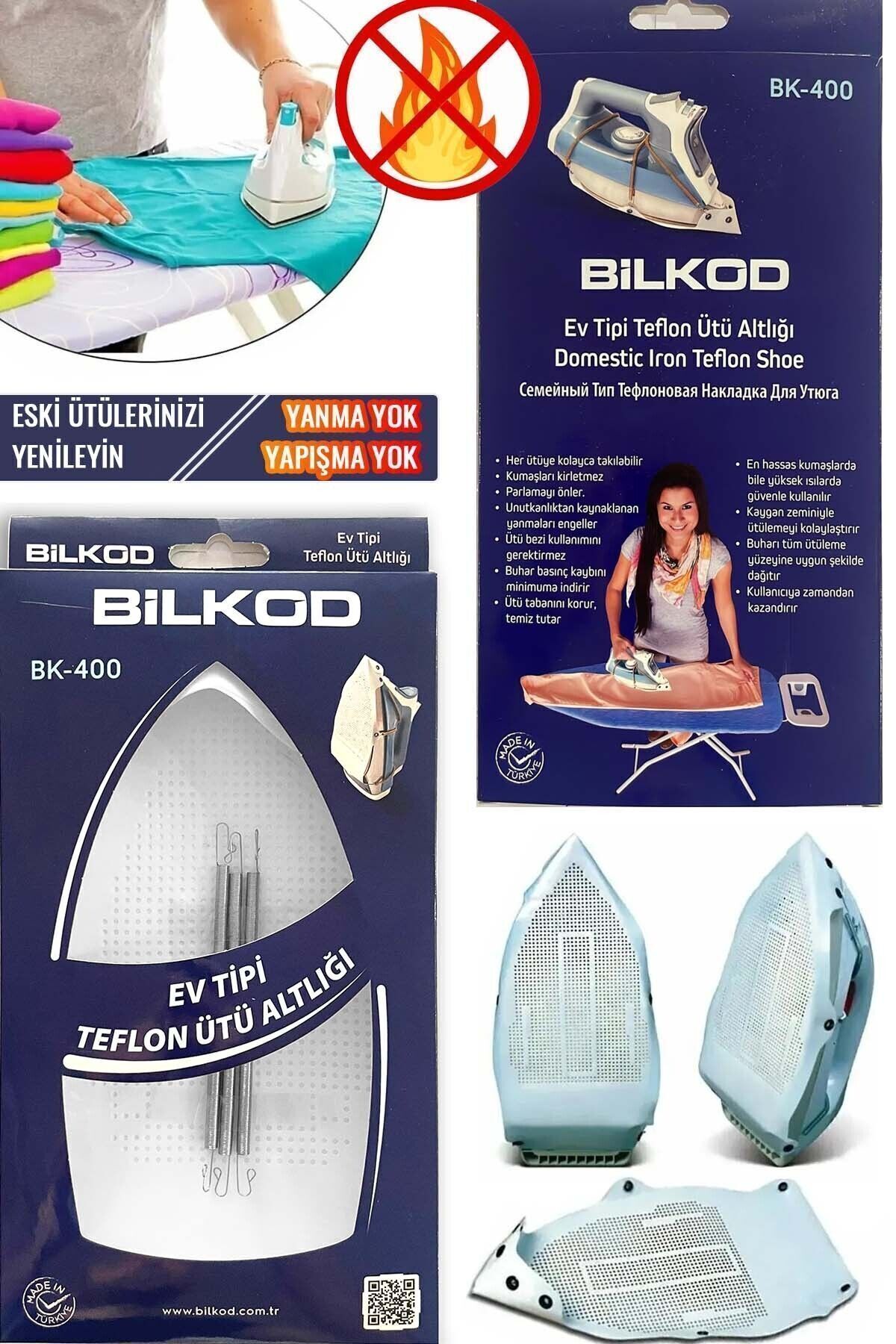 Bk-400 Yanmaz Yapışma Yapmaz 1. Kalite Ütü Altlığı Ütü Tabanı Teflon Ütü Altlık