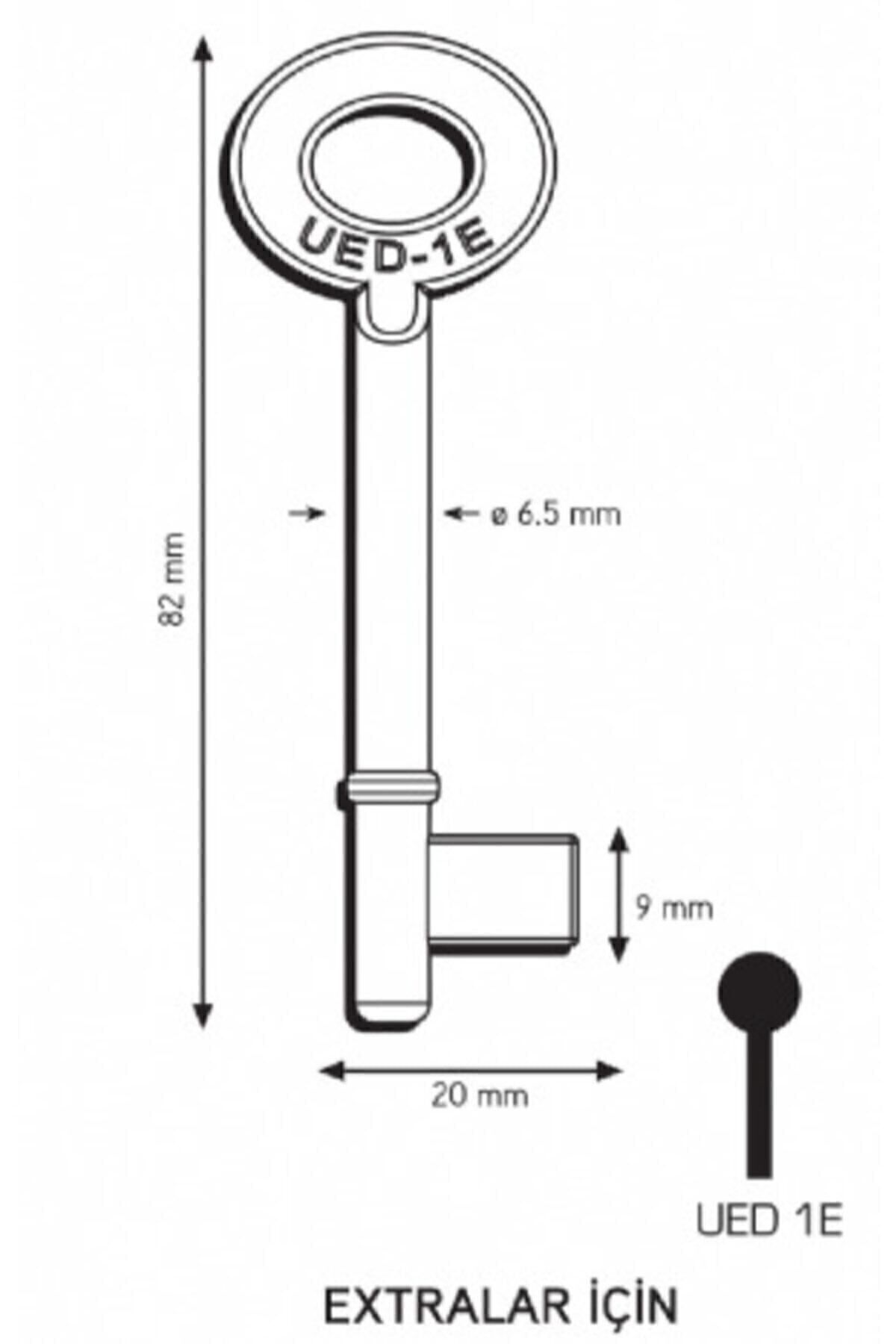 Maymuncuk Oda Kapısı Anahtarı Her Kilidi Açan Anahtarlar-2 Adet - 11mm-13 Mm