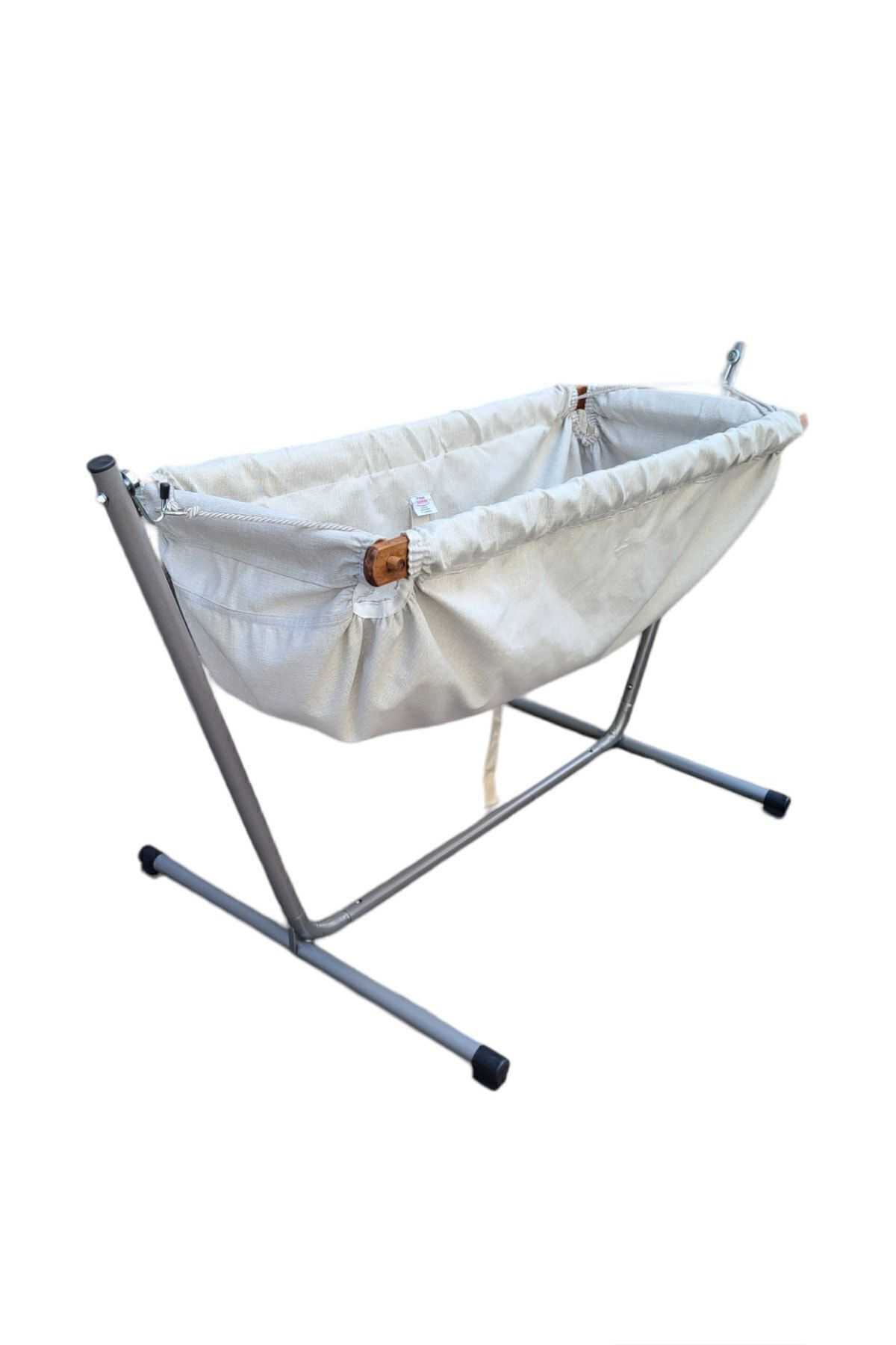 Portatif Çantalı 0-7 Model Bebek Hamağı, Bebek Beşiği ( Grı ) ( Büyük Boy )