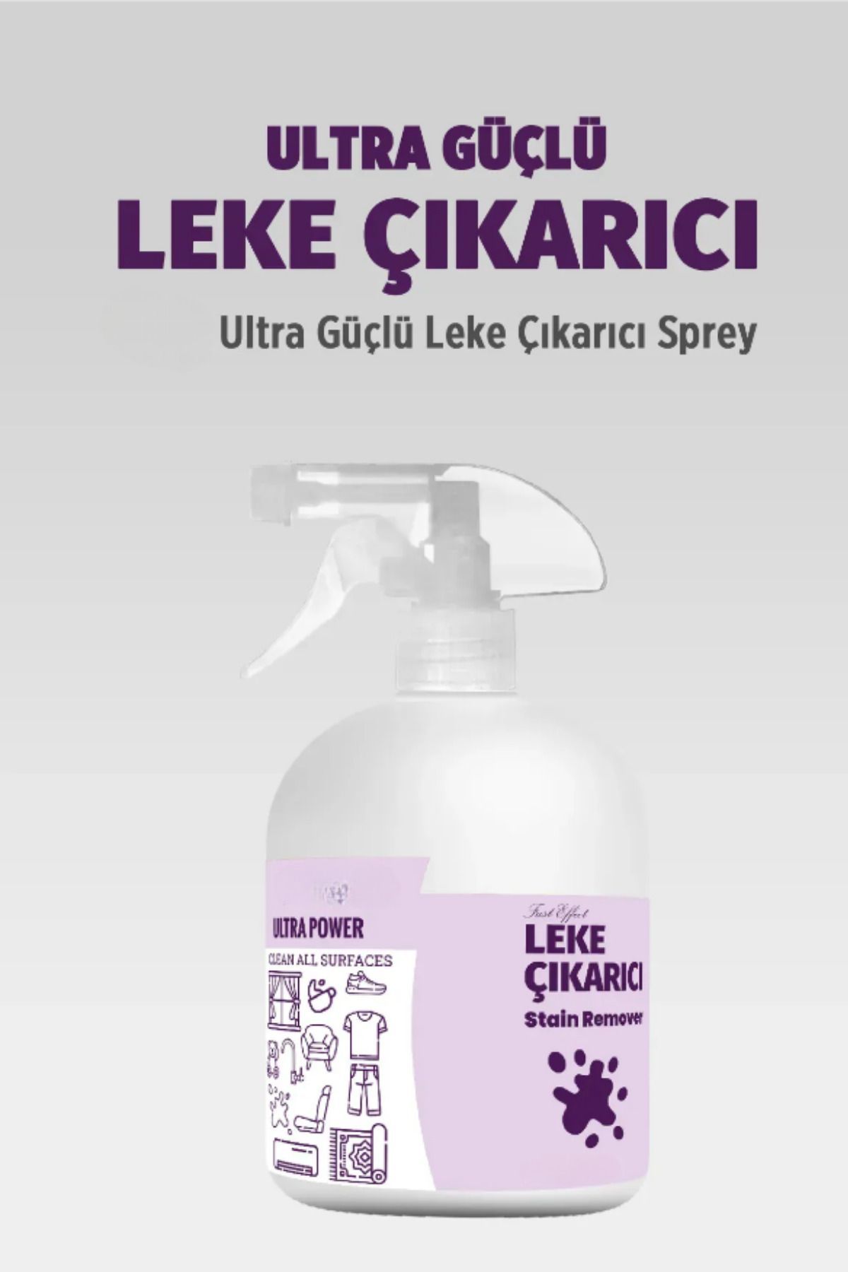 Çok Amaçlı, Ultra Güçlü Leke Çıkarıcı Sprey 500 ml -