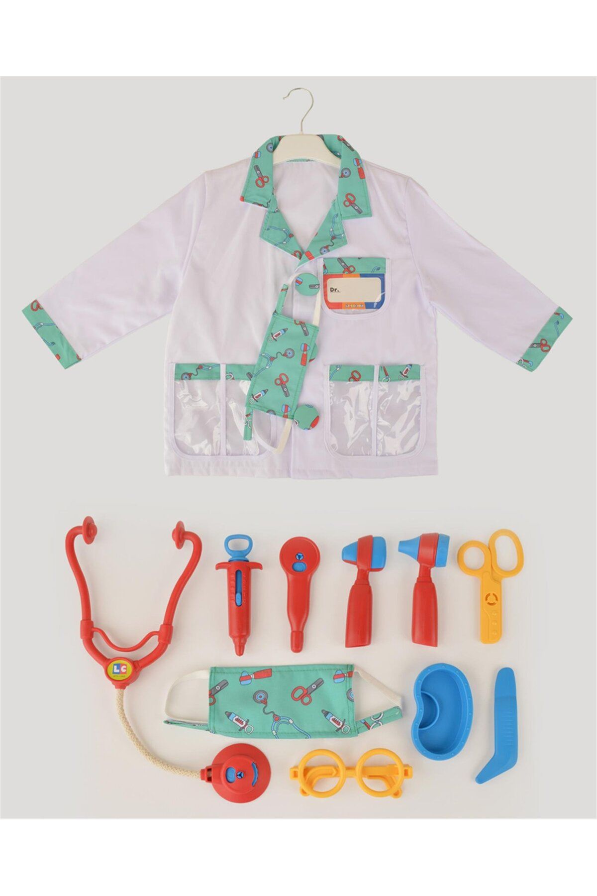 Lc Kırmızı Doktor Seti Ve Çocuk Kostümü