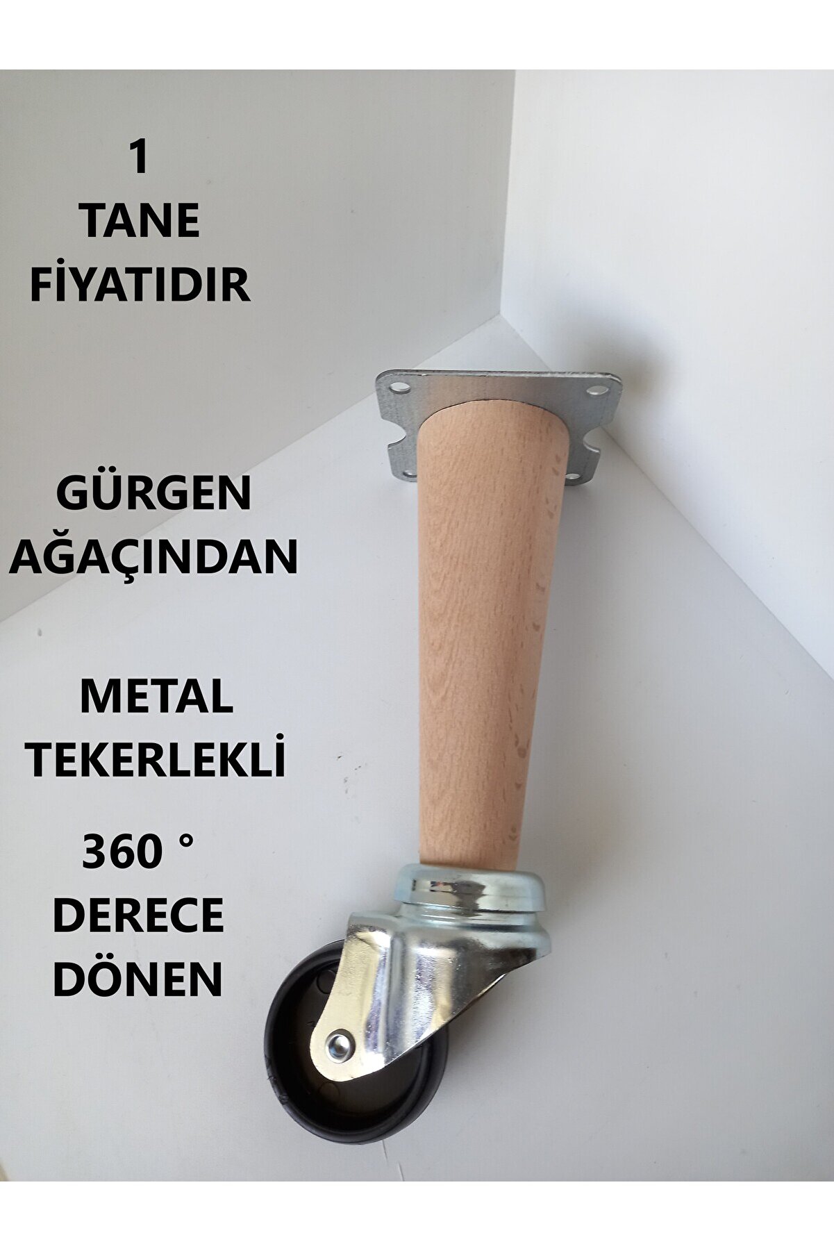 20 Cm Tekerlekli Ayak Sihirli Masa Ayağı, Akıllı Masa Ayağı, Akıllı Sehpa Ayağı, Sihirli Sehpa Ayağı