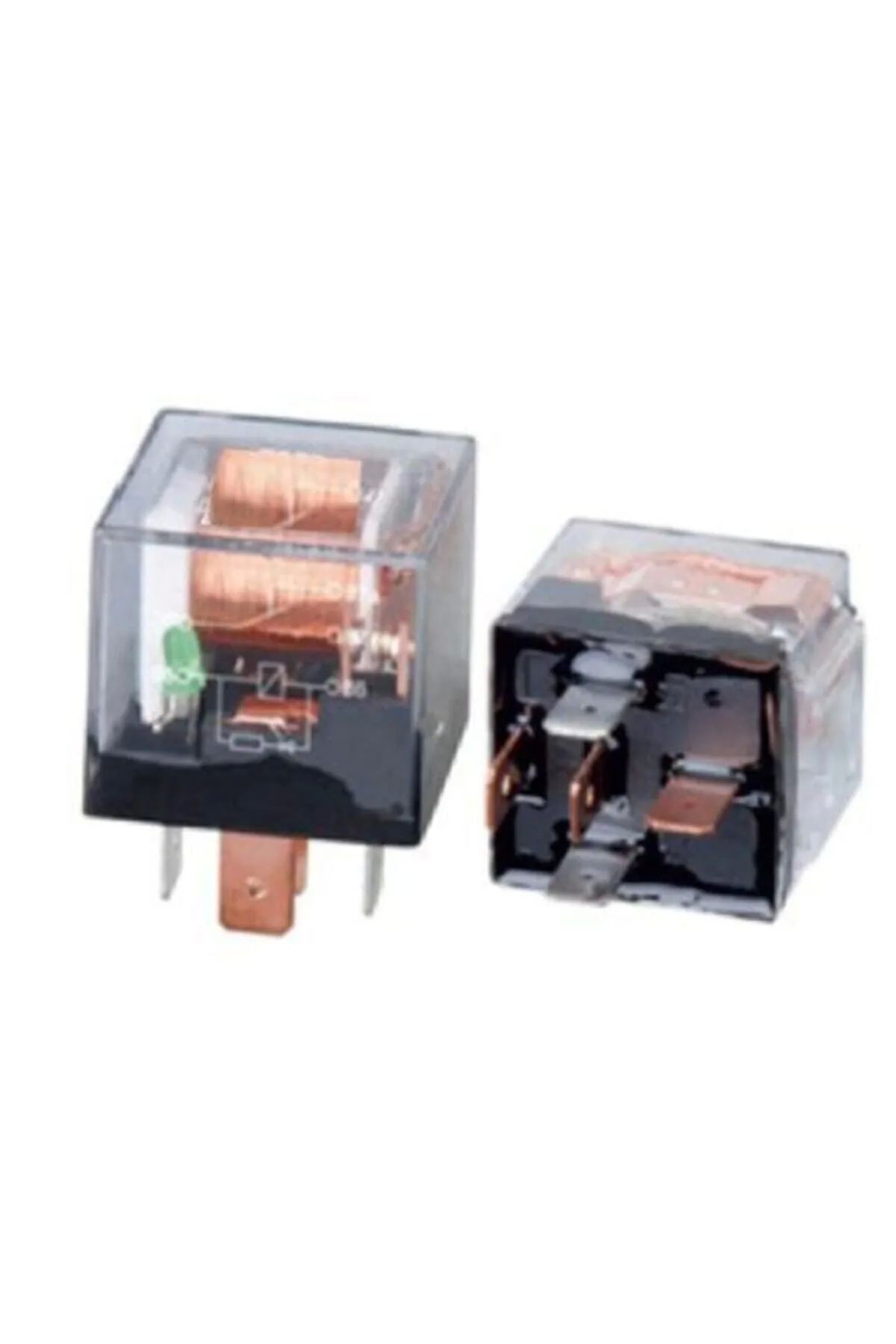 Şeffaf 5 Uçlu Mini Röle 12 V 25 Adet