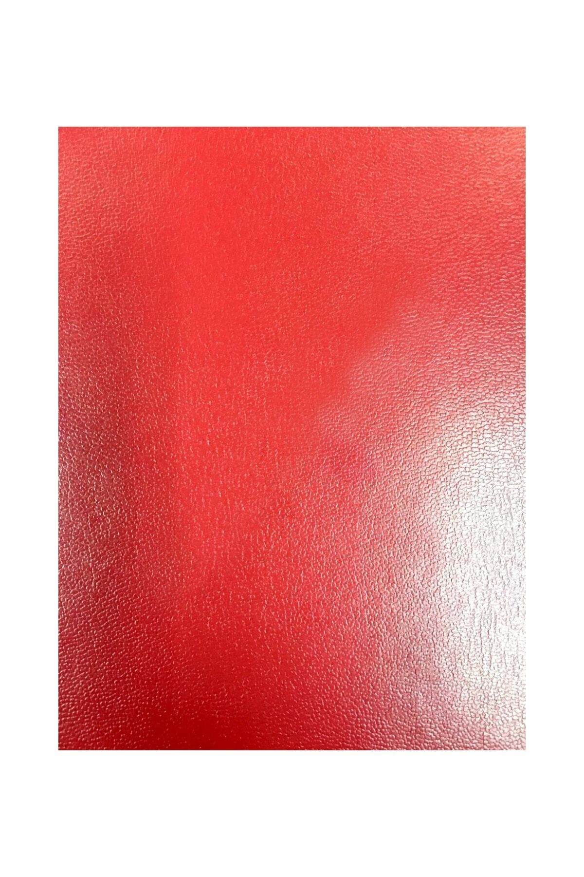 Yapışkanlı Gerçek Suni Deri Kaliteli 45x100 Cm Renk Kırmızı