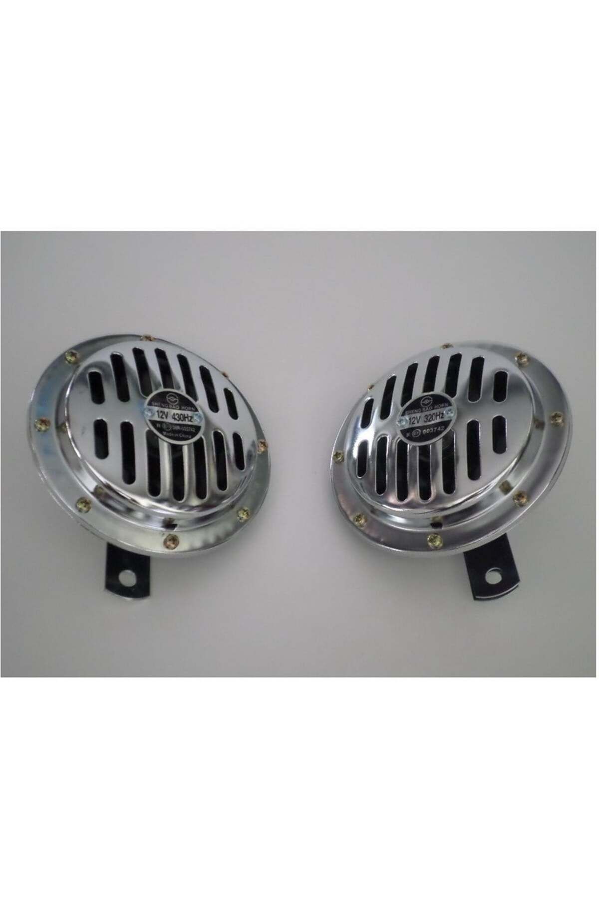 Korna 12v Süper Ton 13cm Set Krom