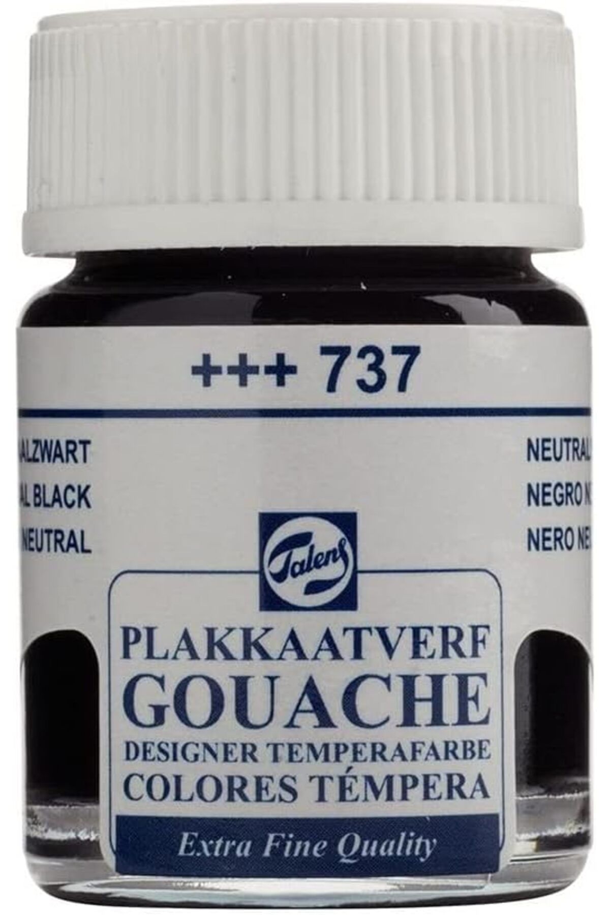 Gouache Jar 16ml Guaj Boya Neutral Black / 737