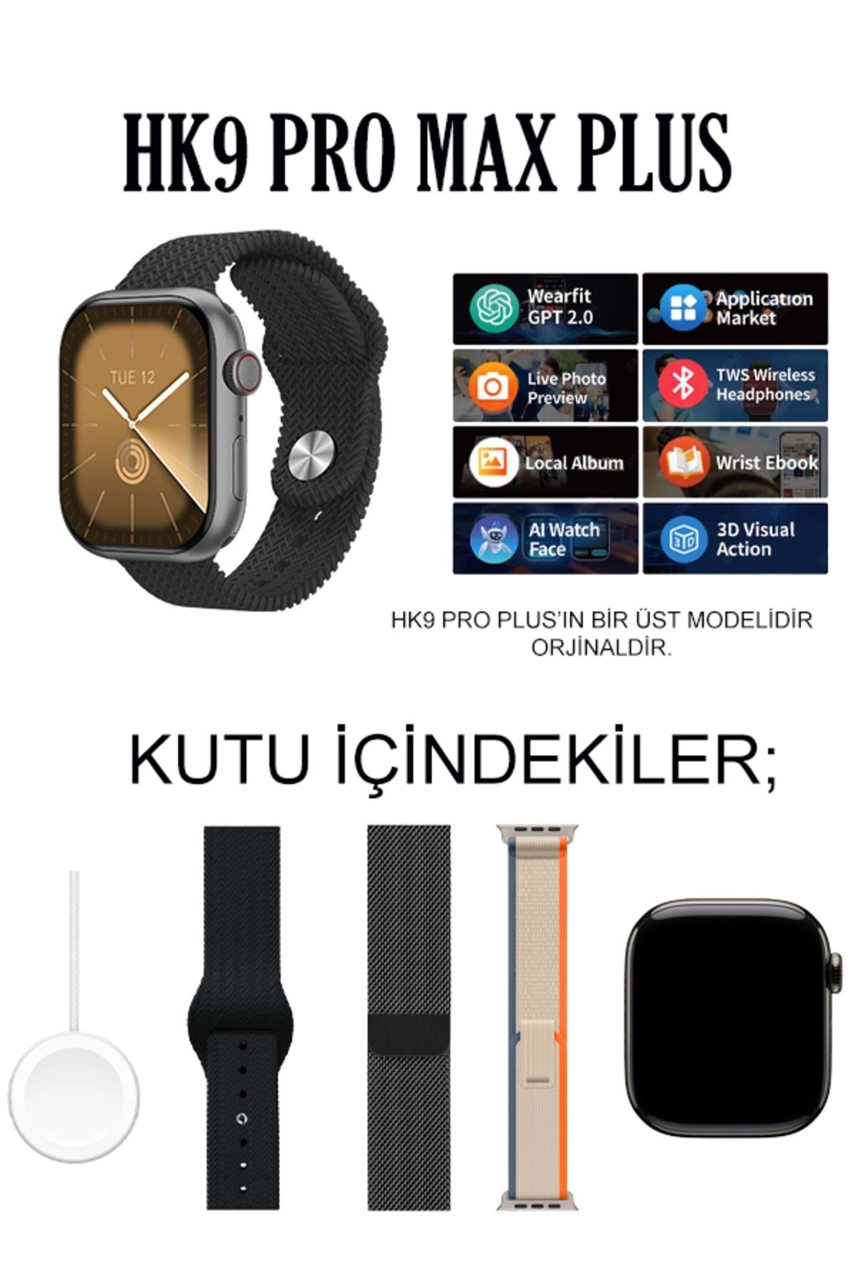 Watch Hk Pro Max Son Sürüm Gen4 Yapay Zeka Destekli Sahtesi Çıkmış Dikkat Edin!