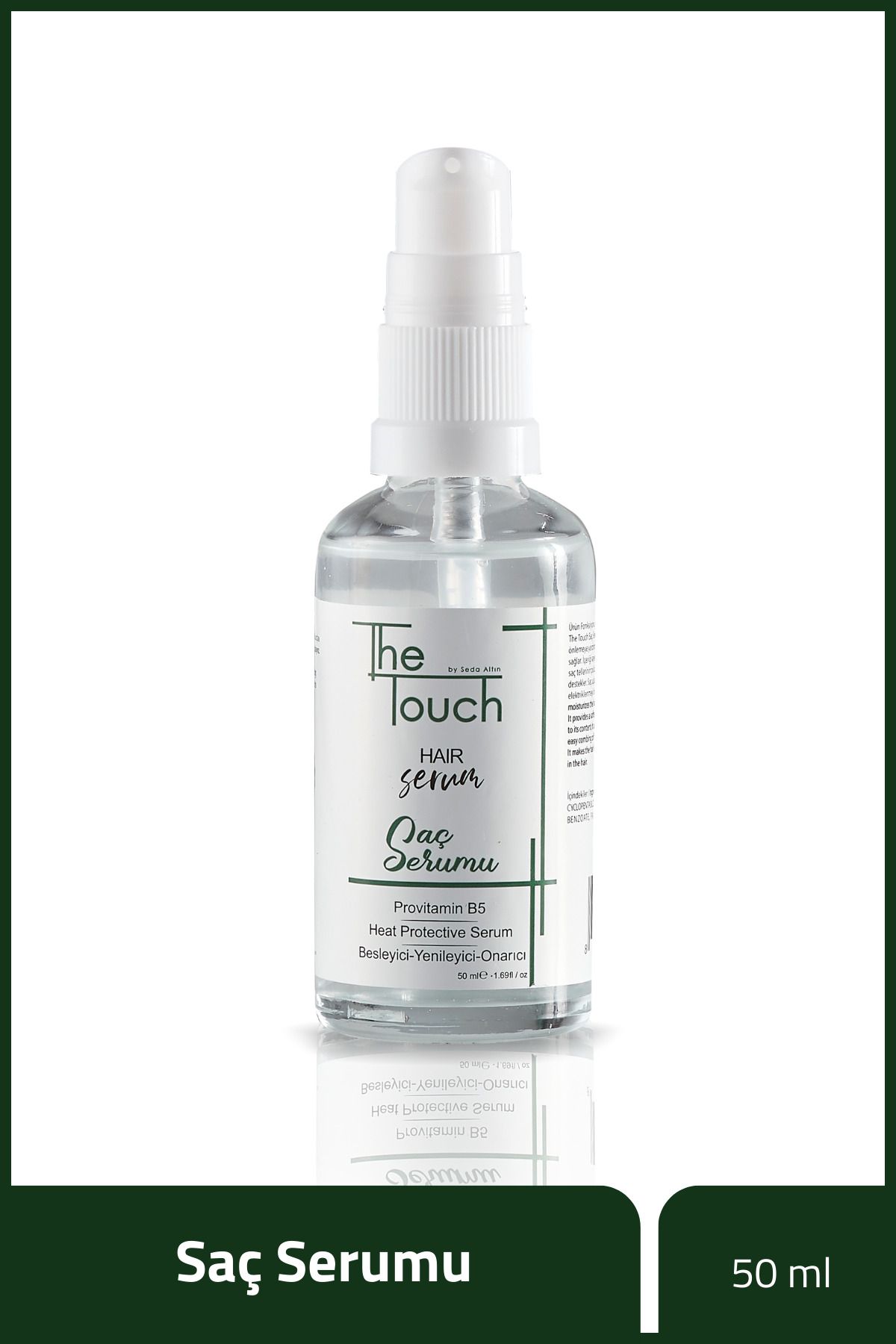 Saç Serumu - Hair Serum Provitamin B5, Besleyici - Yenileyici - Onarıcı, Heat Protective Serum 50 M