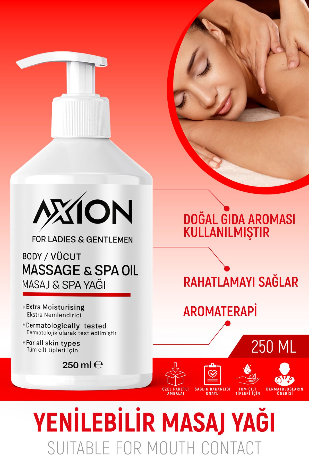 Masaj Ve Spa Yağı (yenilebilir ) Orman Meyveli 250 ml