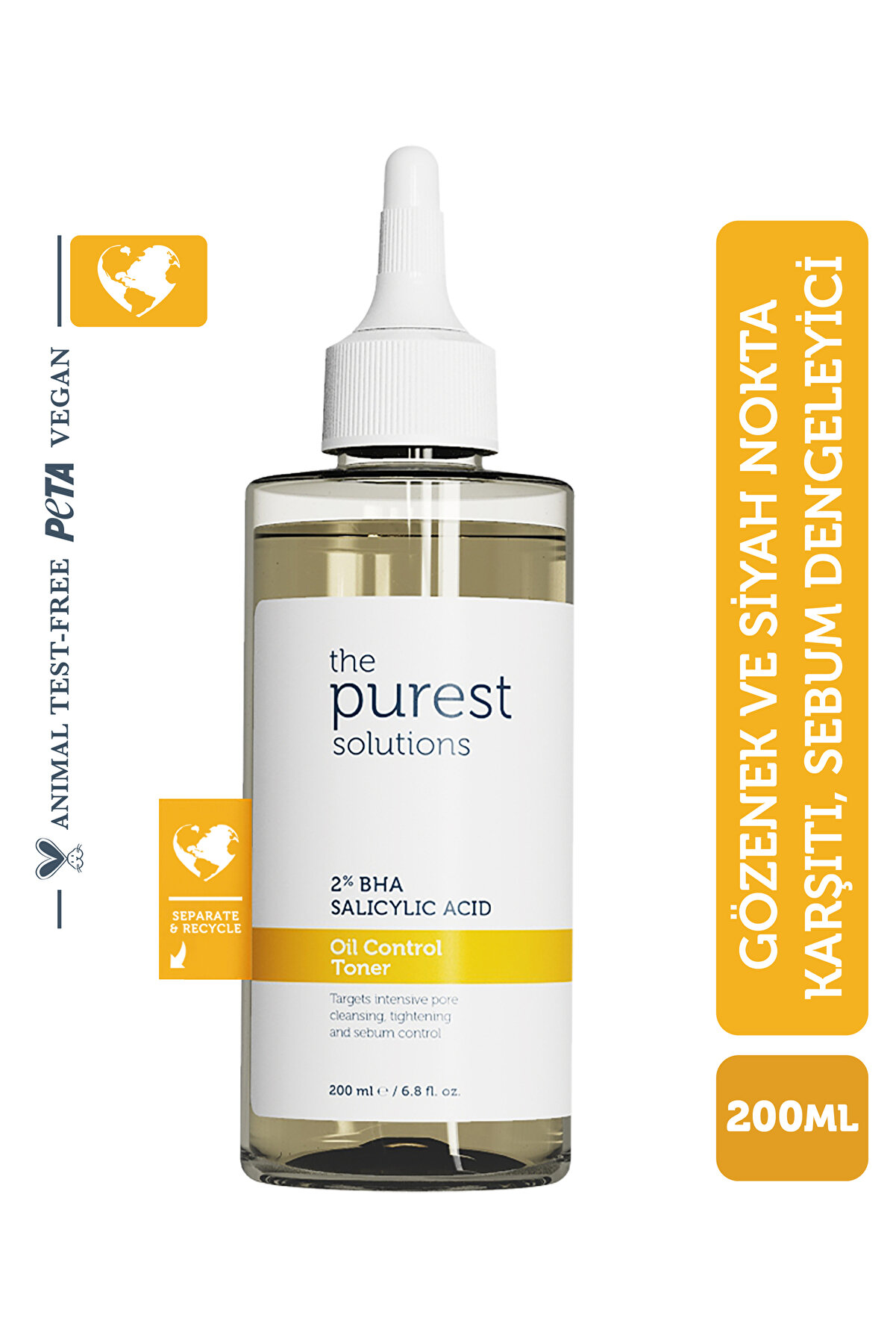 Yağlı Ve Karma Cilt  Salisilik Asit Tonik 200 Ml