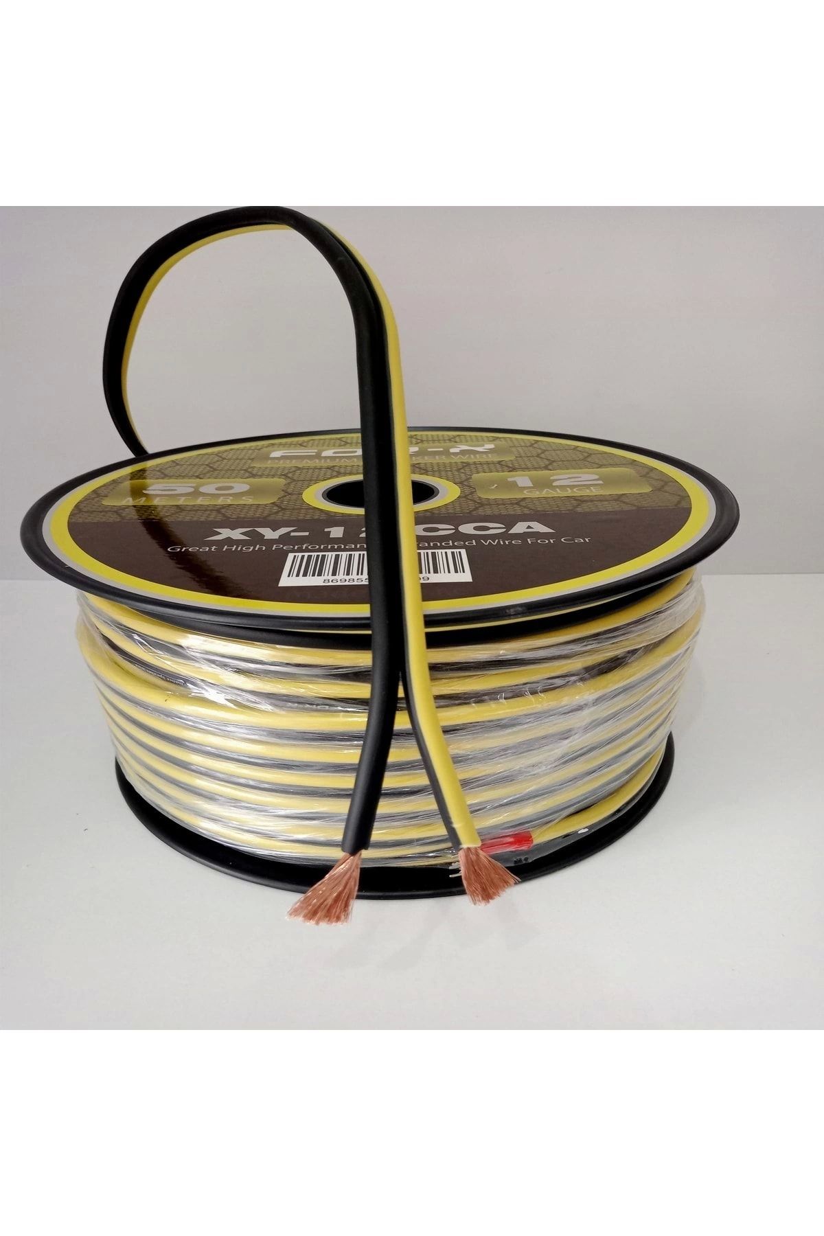 12ga Bass Ve Hoparlör Kablosu - For-x Xy-12 Cca Amfi Bass Kablosu 12ga - 1 Metre