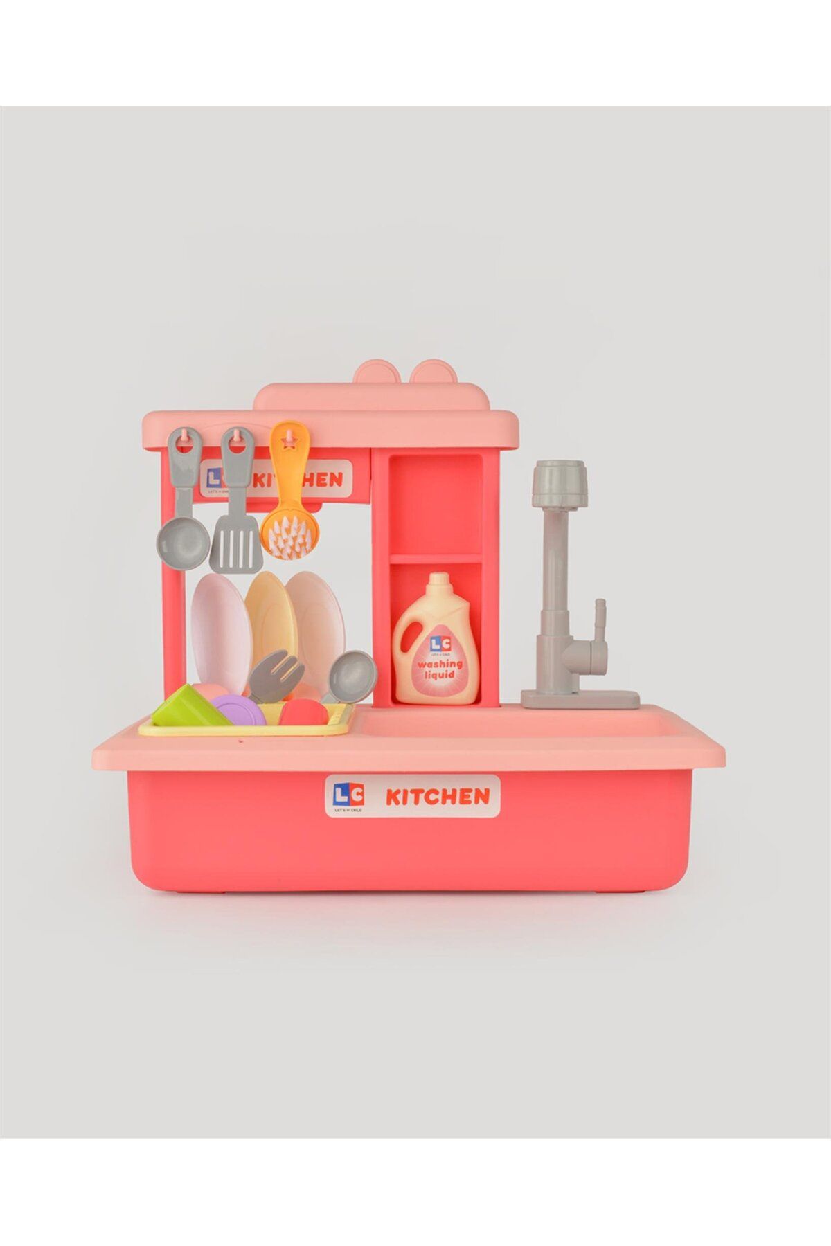 Pembe Interaktif Lavabo Seti