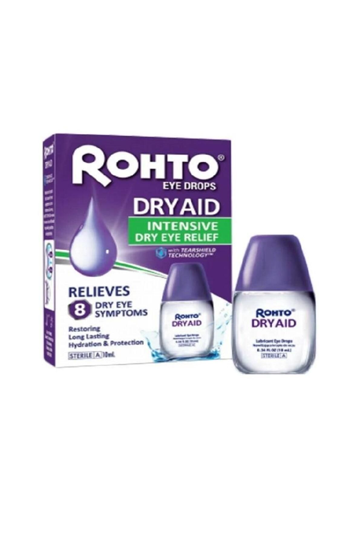 Rohto Dry Aid Eye Drops Kayganlaştırıcı Göz Damlası 10 Ml
