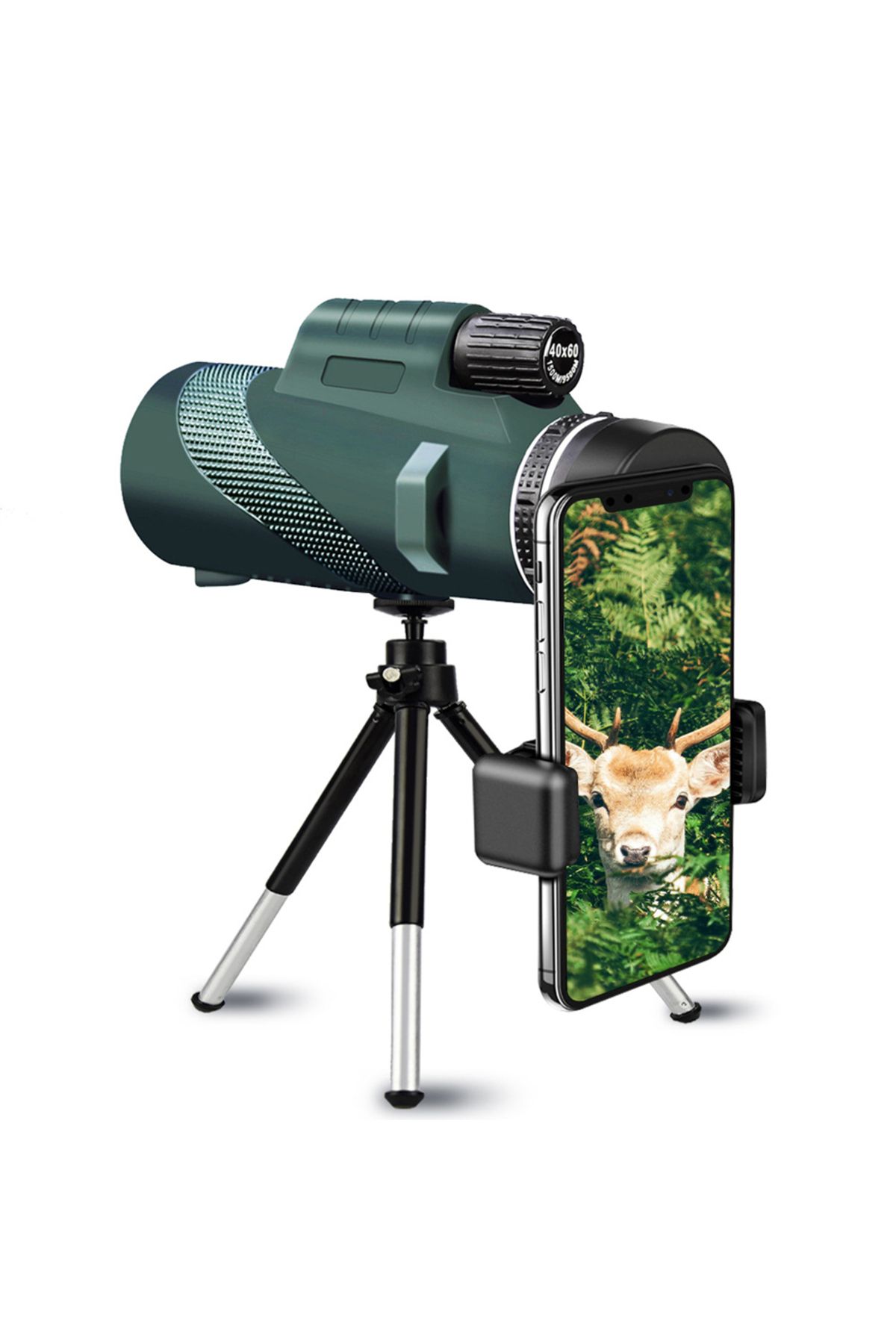80x100 Hd Zoom Tek Göz Monoküler Teleskop Taşınabilir Dürbün Uzun Menzilli Avcılık Spor Kamp
