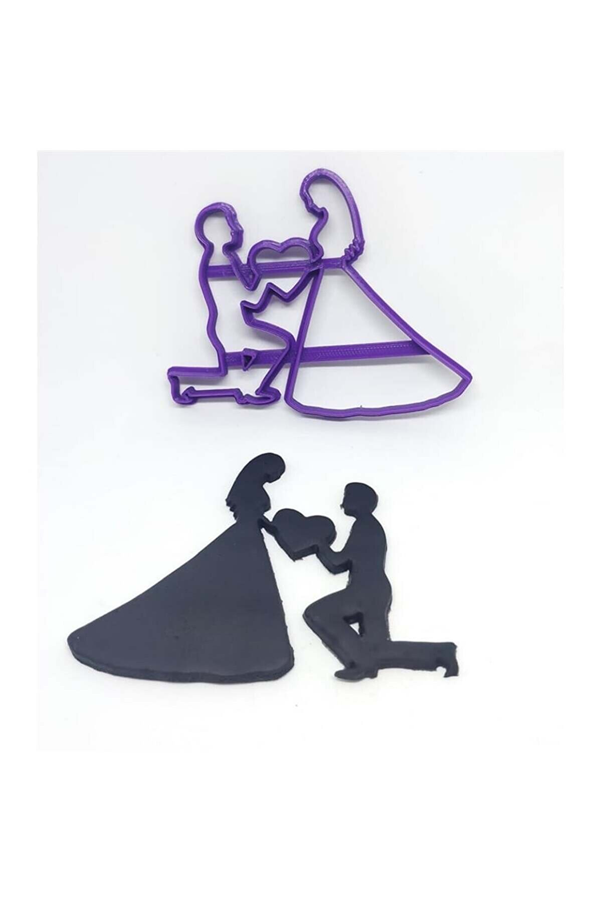 SEVGİLİLER GÜNÜ ERKEK &amp; KADIN KALIBI 10 CM