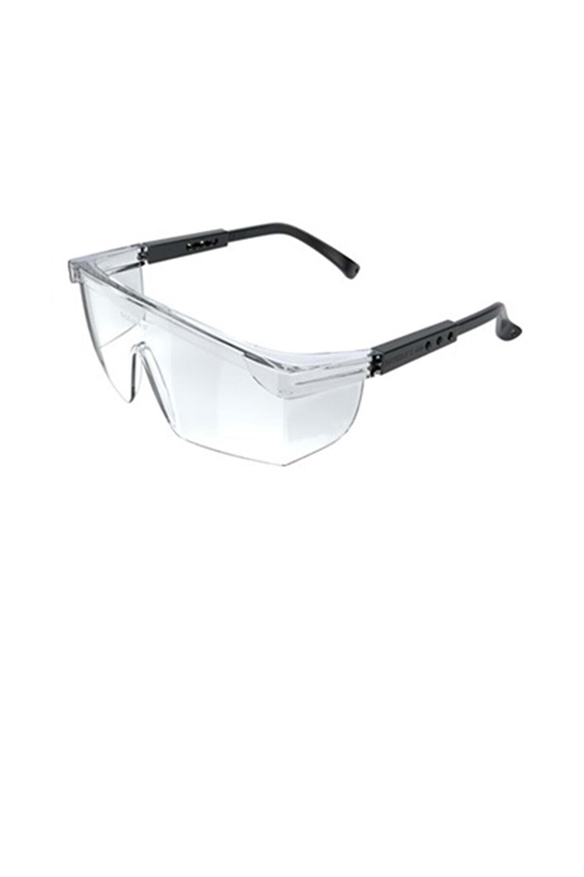 S-400 Koruyucu Gözlük 3 Kademeli Ayarlanabilir Şeffaf Gözlük