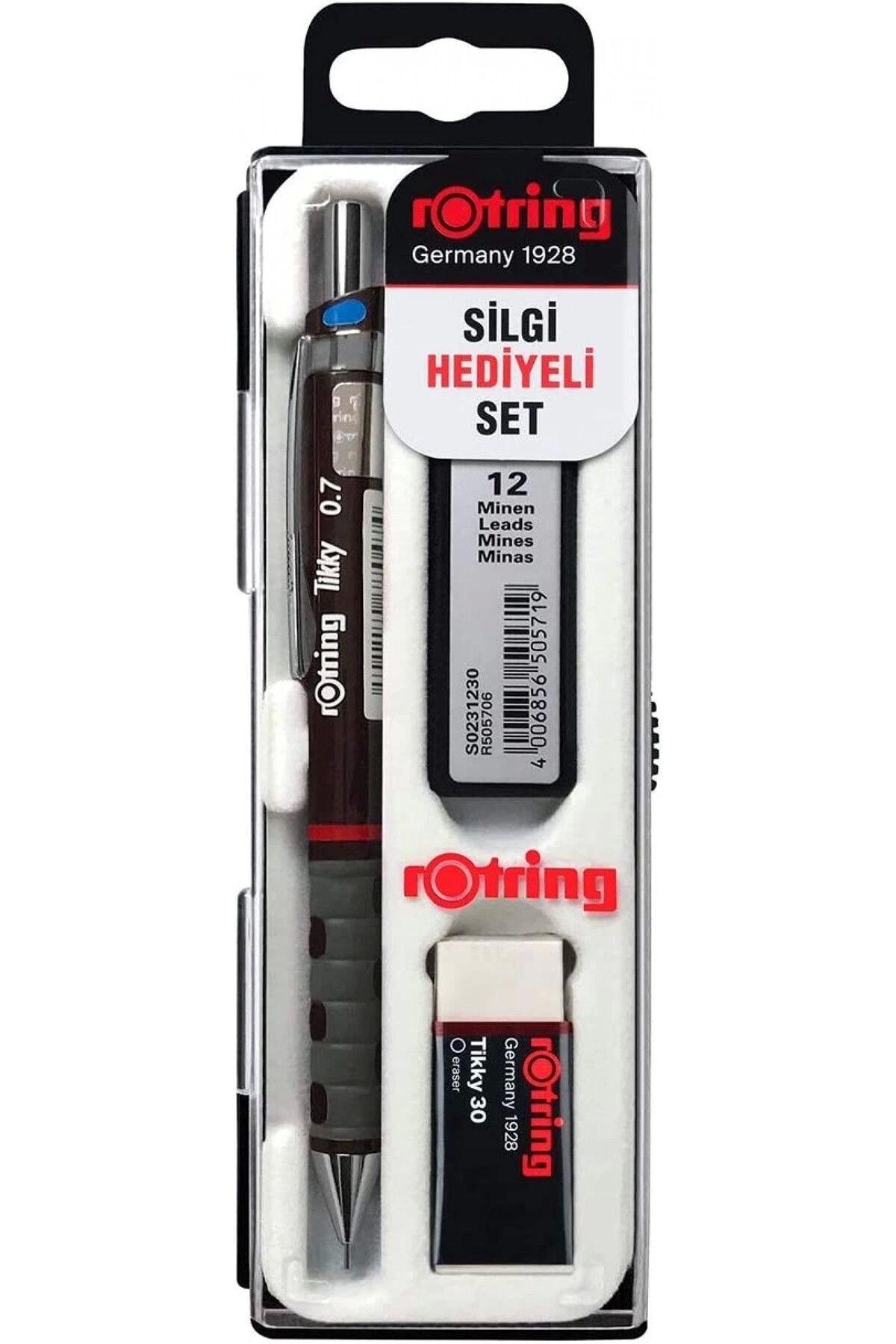 Okul Seti Tikky Versatil 0,7 Mm Bordo