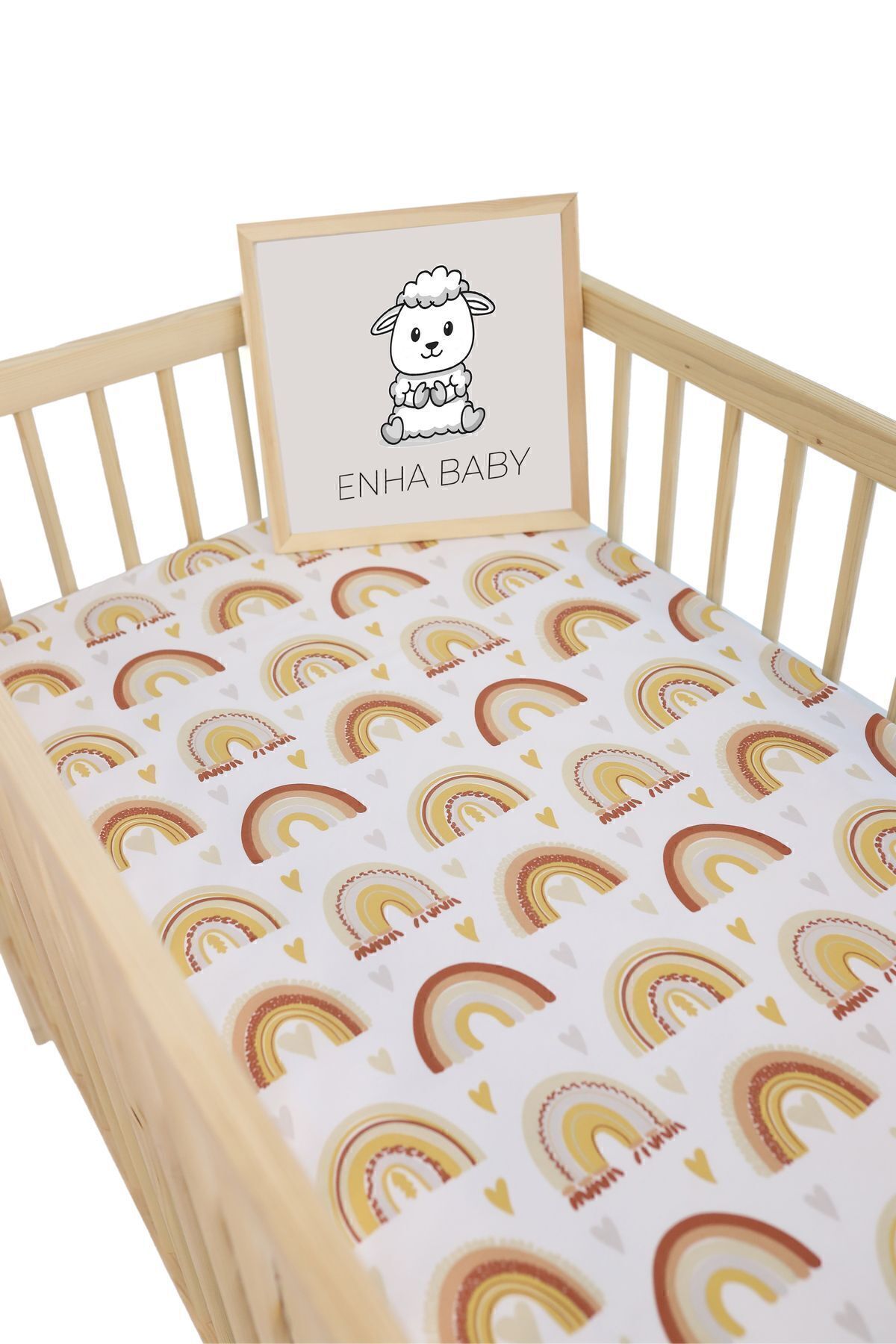 %100 Pamuk Ranforce Kumaş Lastikli Bebek Çarşafı,beşik Ve Park Yatak Çarşafı(70X110X5)(60X120X10)