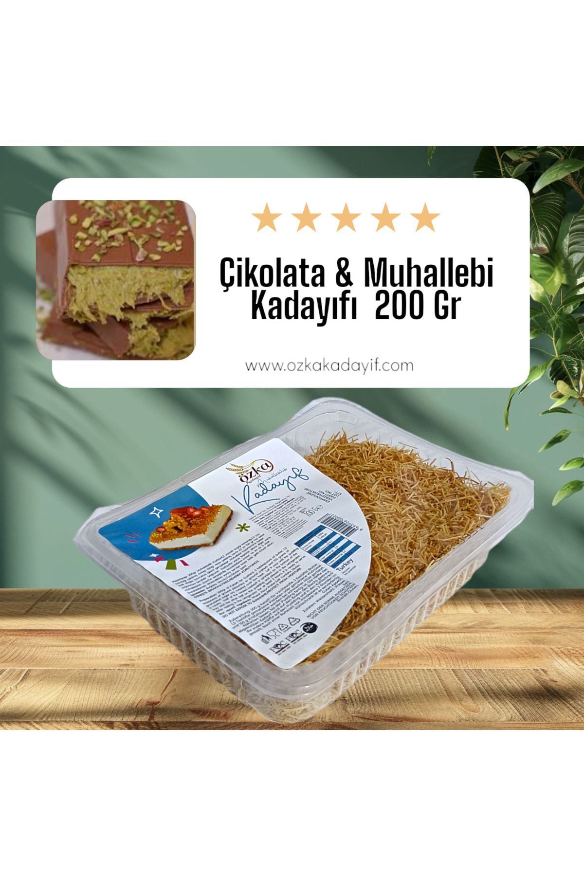 Muhallebilik Kadayıf 200 Gr. Dubai çikolatası kadayıfı