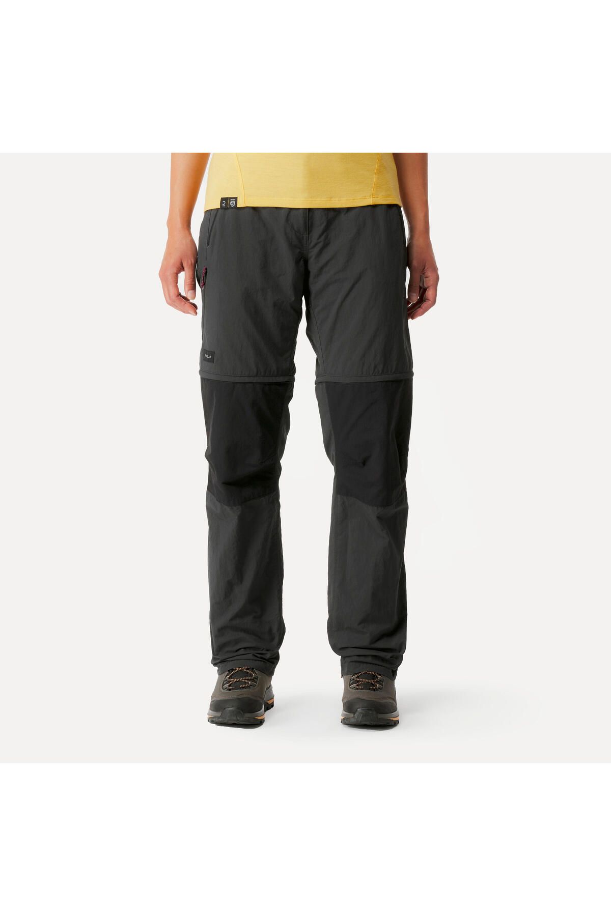 Kadın Modüler 2'si 1 Arada Outdoor Trekking Pantolonu - Gri - Mt100