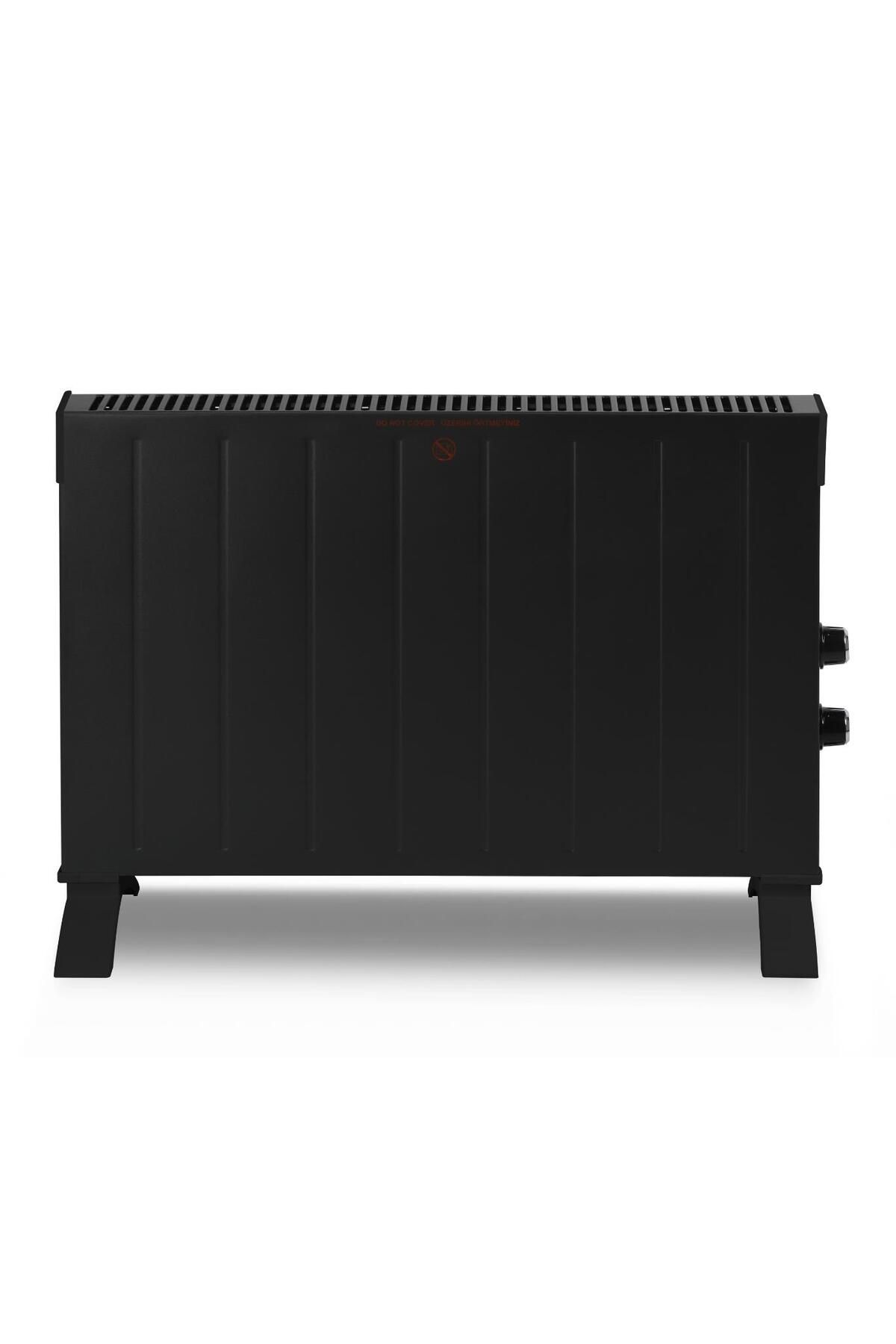 Siyah Konvektör Konveksiyonel Isıtıcı 2500w