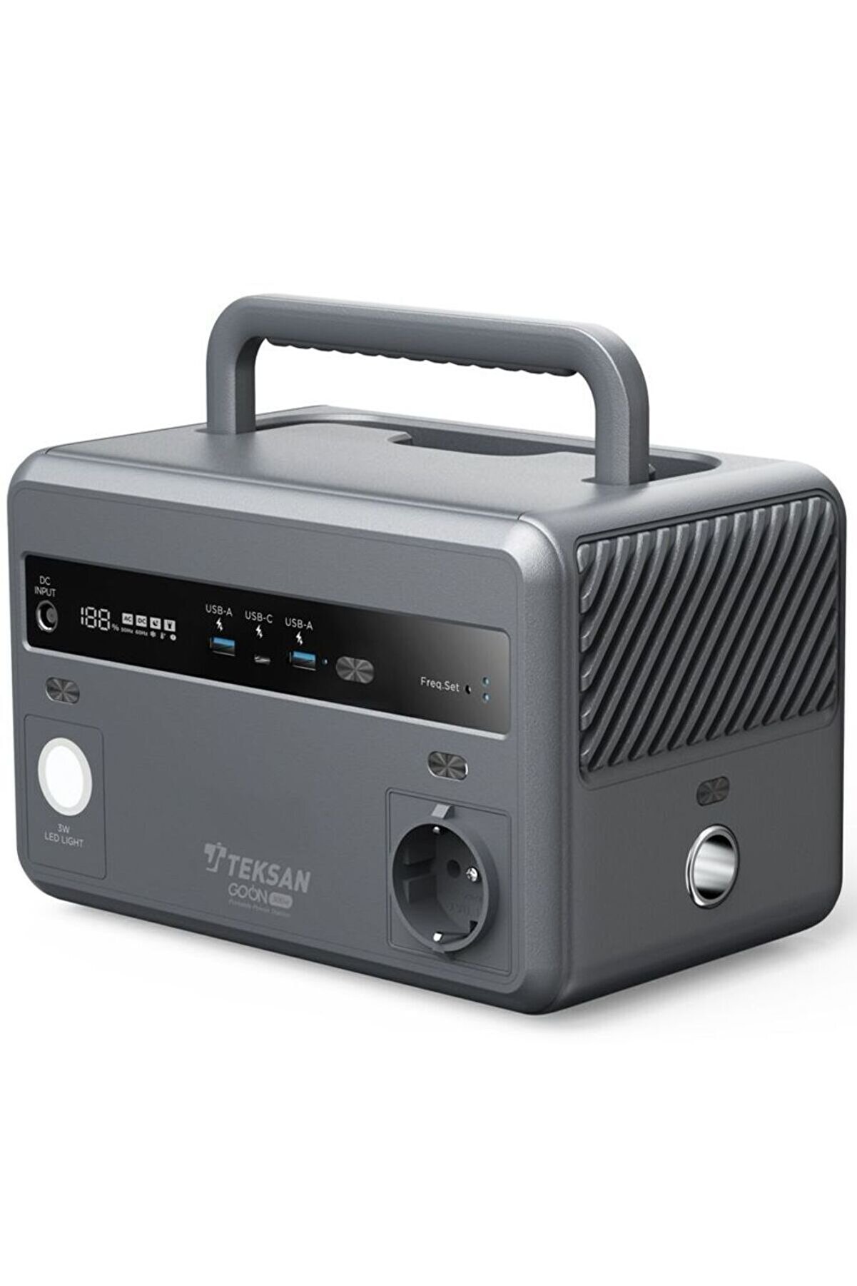 Go On 300w Taşınabilir Güç Istasyonu, Güç Kaynağı, Güneş Paneli Ile Şarj Desteği, Hafif, Lifepo4