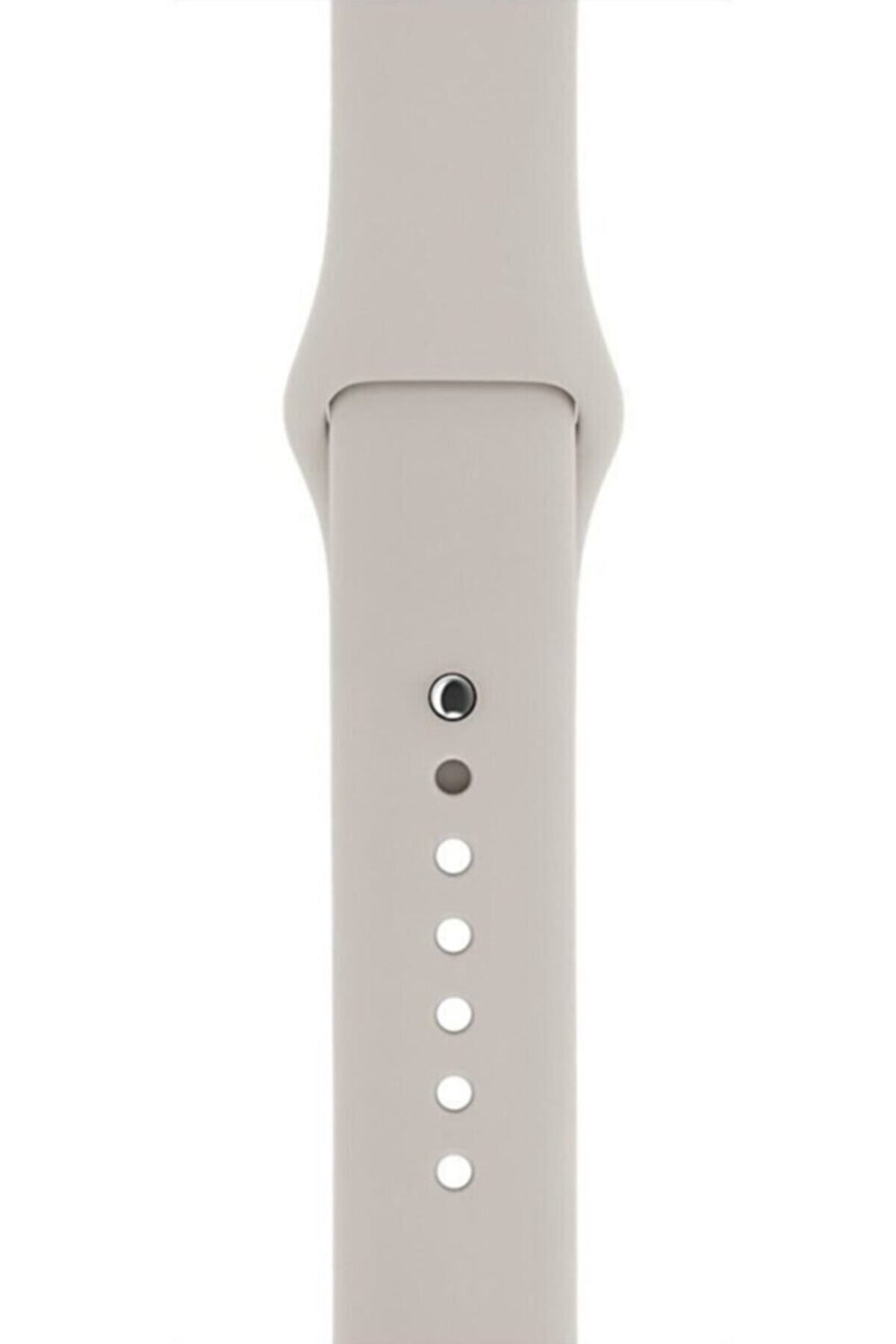 Apple Watch 41/40/38 Mm Series 10/9/8/7/6/5/4/3/se Kordon Kayış Strap Kaliteli Spor Klasik Slikon