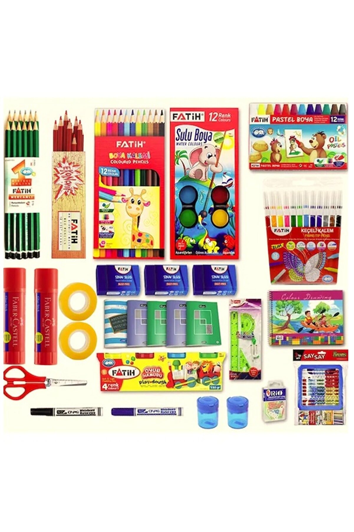 Fatih Ilkokul 1. Sınıf Kırtasiye Seti 29 Parça Başlangıçt Full Tam Set Krtset2