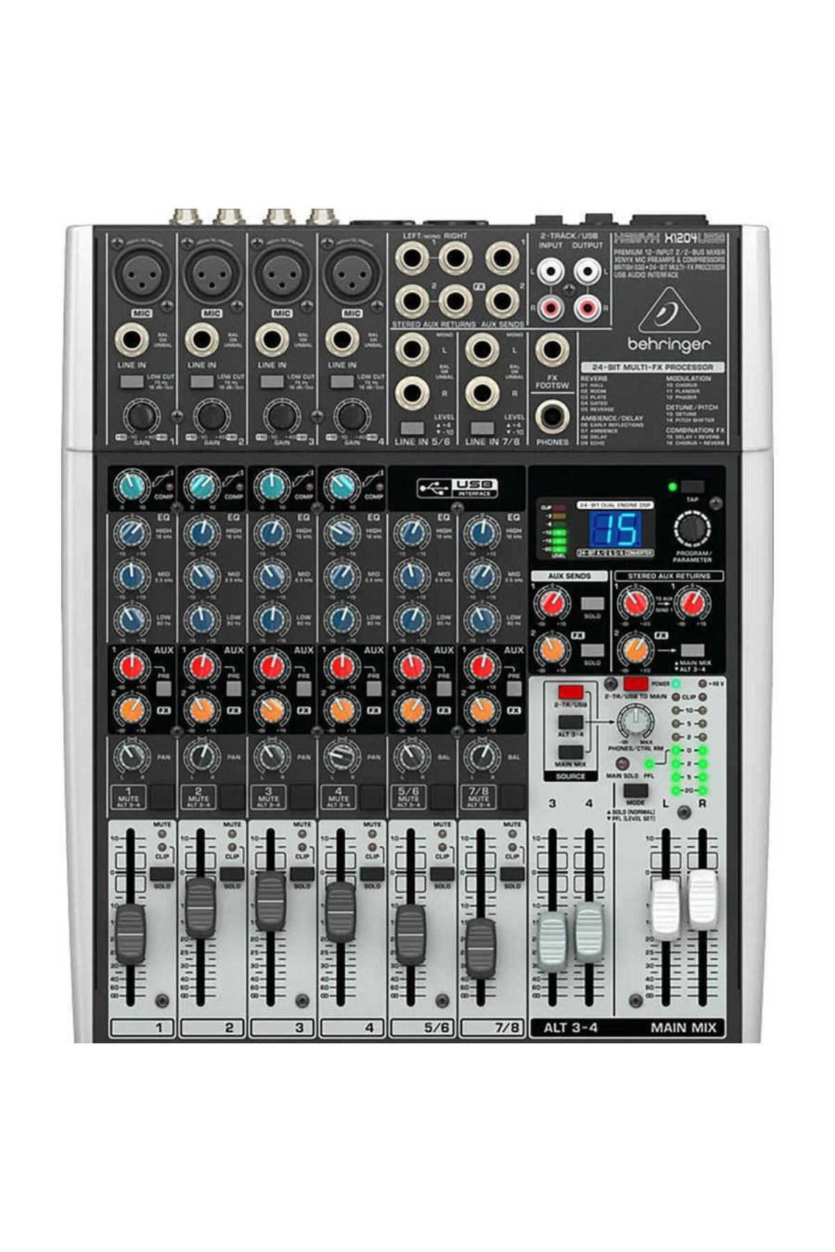 X1204usb 12 Kanallı Efektli Mikser