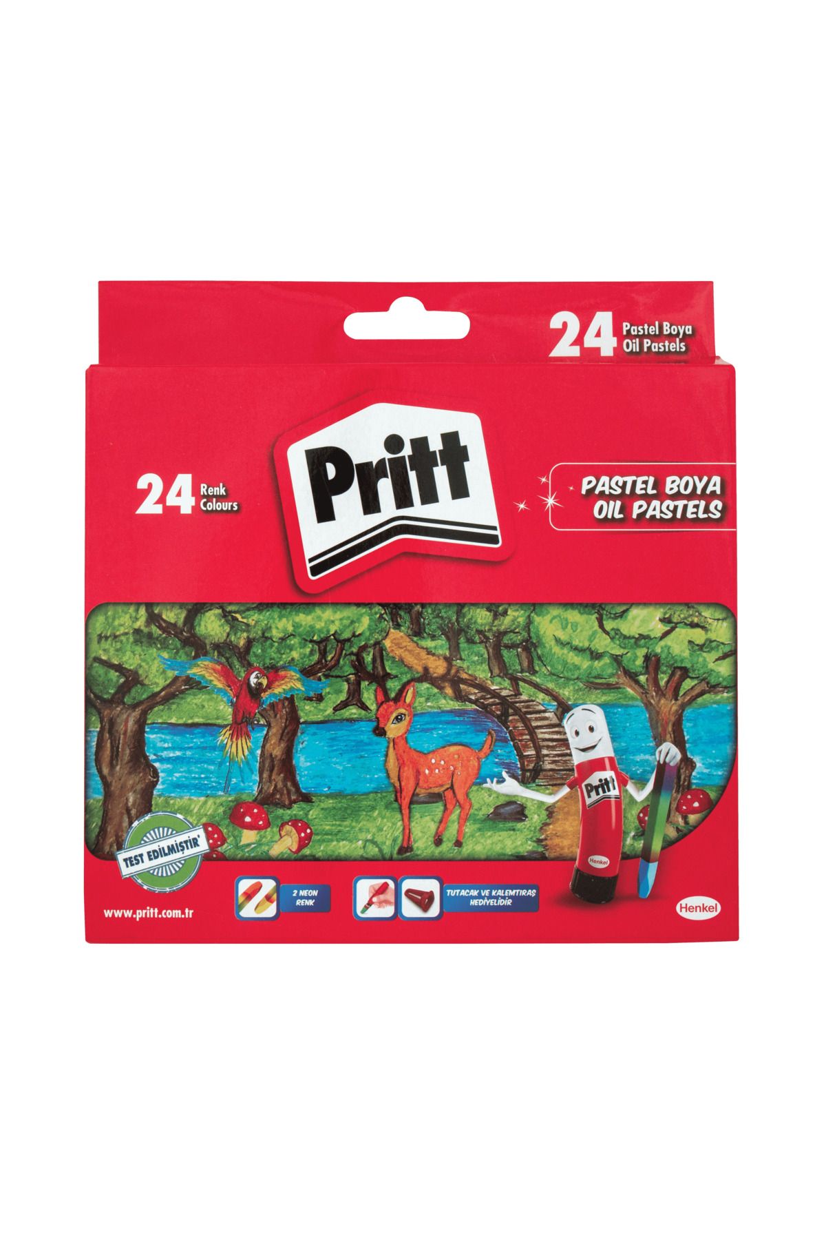 Pastel Boya Karton Kutu 24 Lü