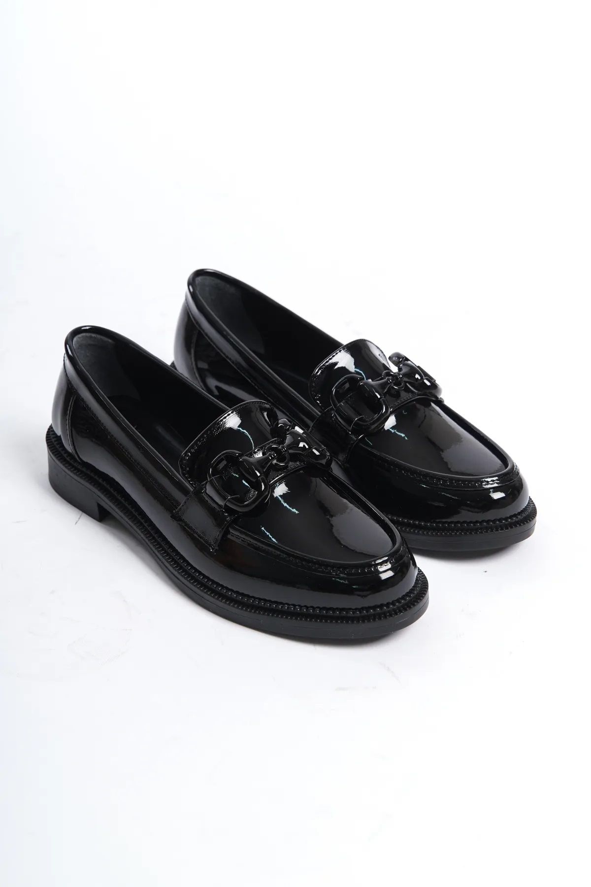 Kadın Loafer Makosen Casual Tokalı Günlük Ayakkabı Şık ve rahat 1006