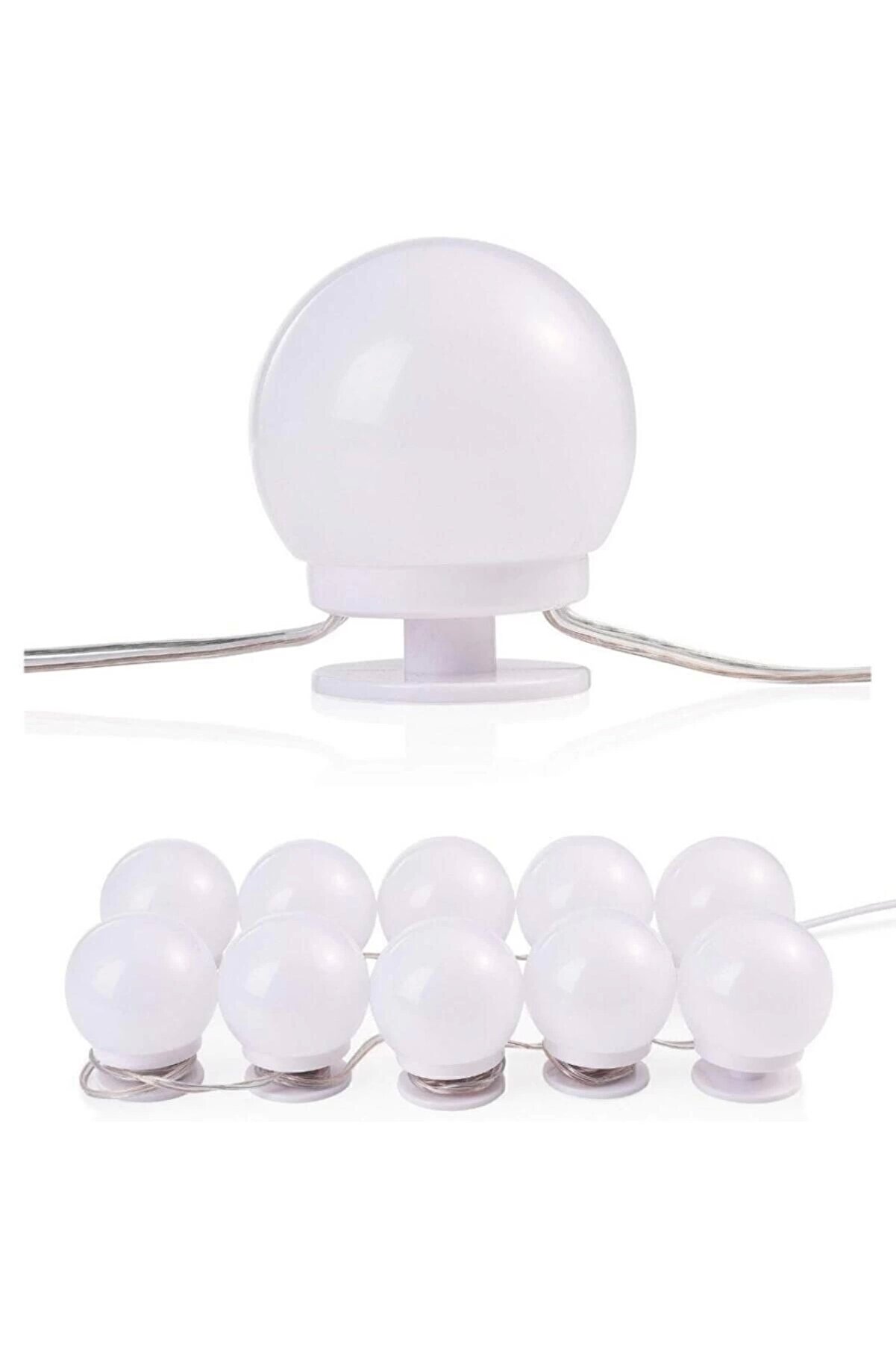 Teknoloji 10 Led Ampul Ayarlanabilir Makyaj Ayna Işığı Hoollywood