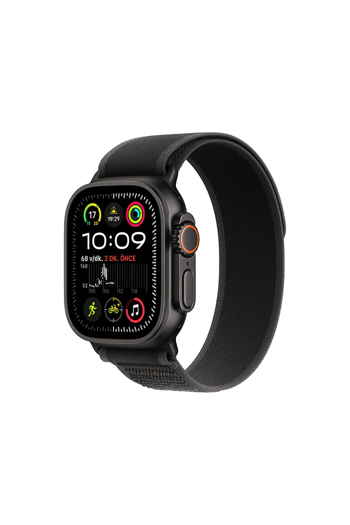 Watch Ultra 2 GPS + Cellular 2024 49mm Black Titanium Case with Black Trail Loop - S/M