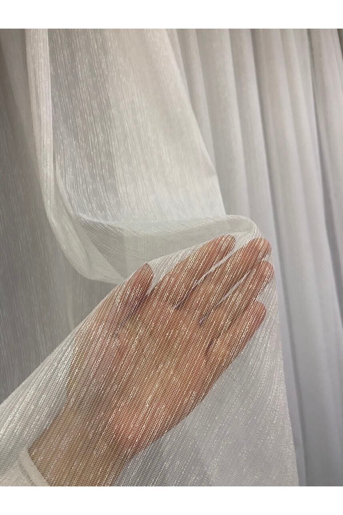 Rüyaper Keten Tül Perde Ütü Istemez Şantuk 1/3 (SIK) Pile