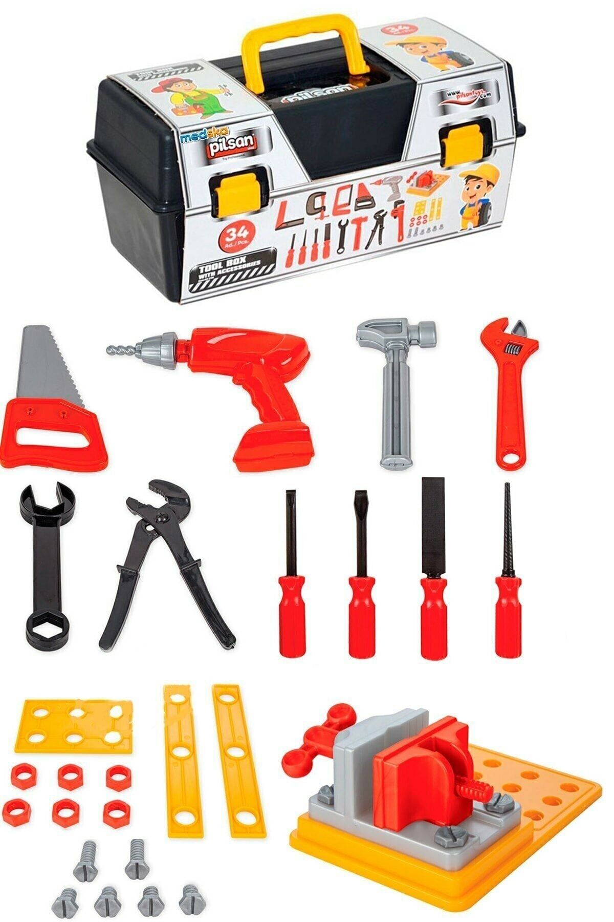 Pilsan Aksesuarlı Alet Çantası 03-248 34 Prc.