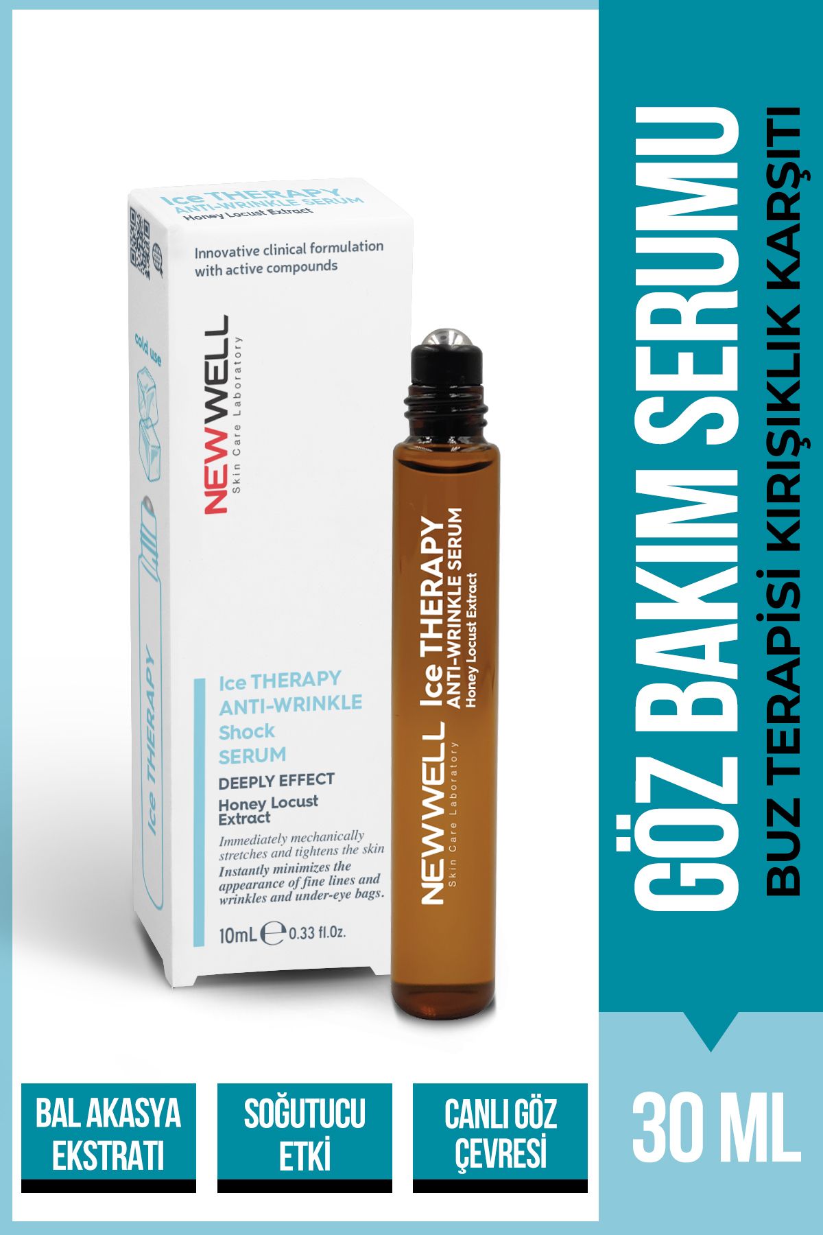 Buz Terapisi,Kırışıklık Karşıtı Göz Bakım Serumu 10ML