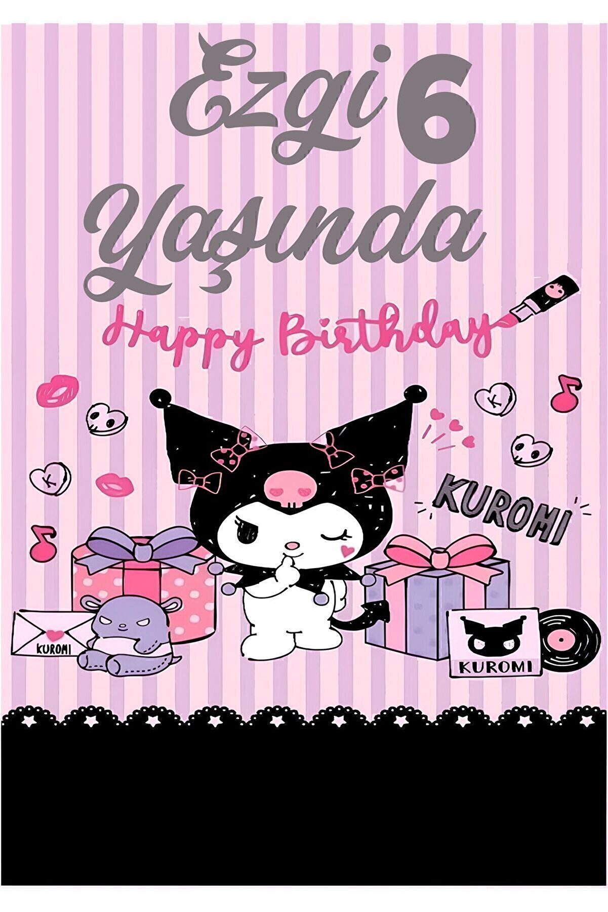 Doğum Günü Afiş Kişiye Özel 70*100