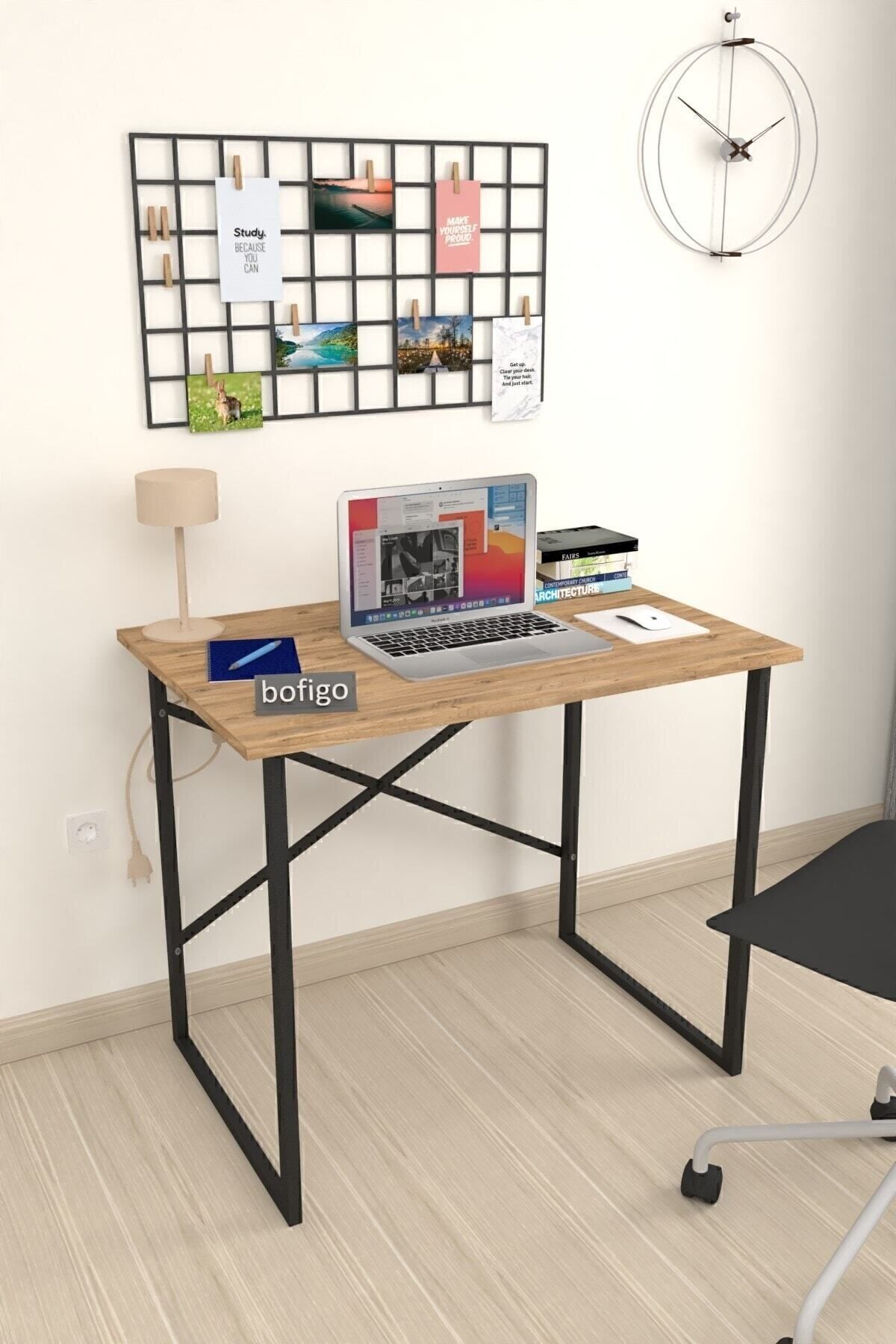 60x90 Cm Çalışma Masası Bilgisayar Masası Ofis Ders Yemek Masası Çam