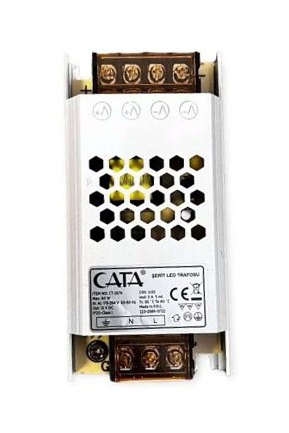 Ct-2674 60w 5 Amper Süper Slim Fansız Şerit Led Trafosu