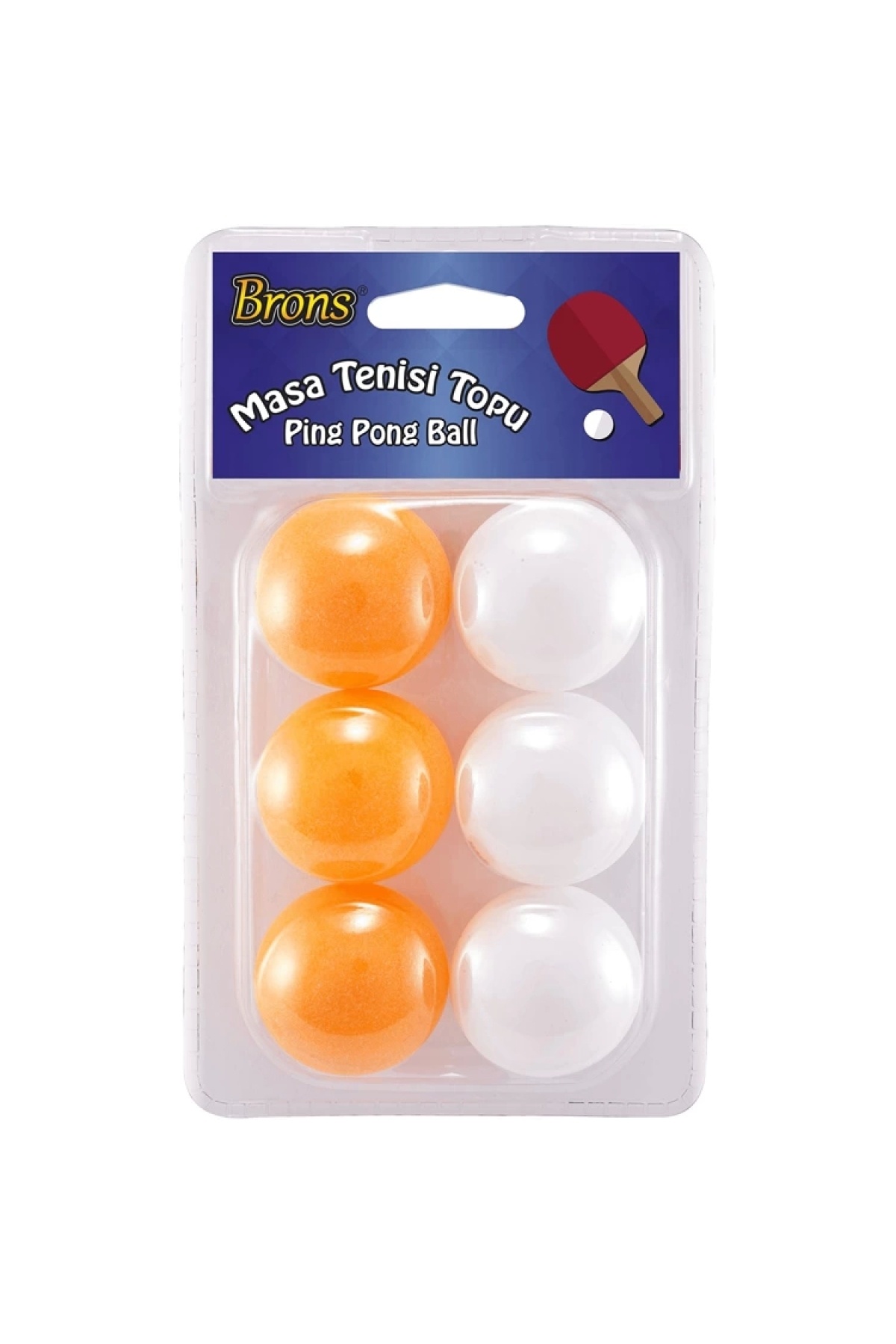 Br-150 Pinpon Topu 6'ı Set