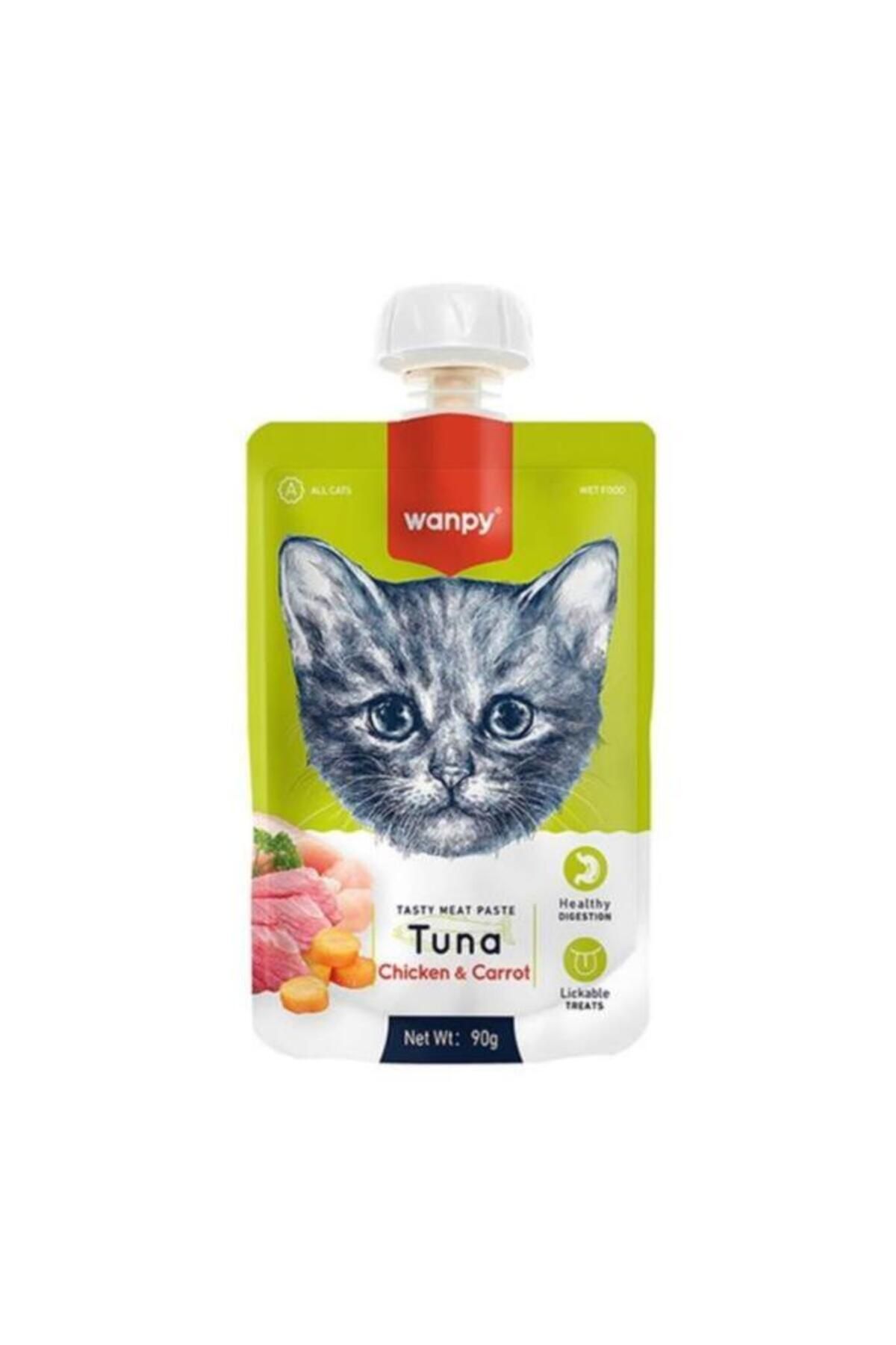 Taze Ton Balıklı Havuçlu Kedi Et Ezmesi 90gr