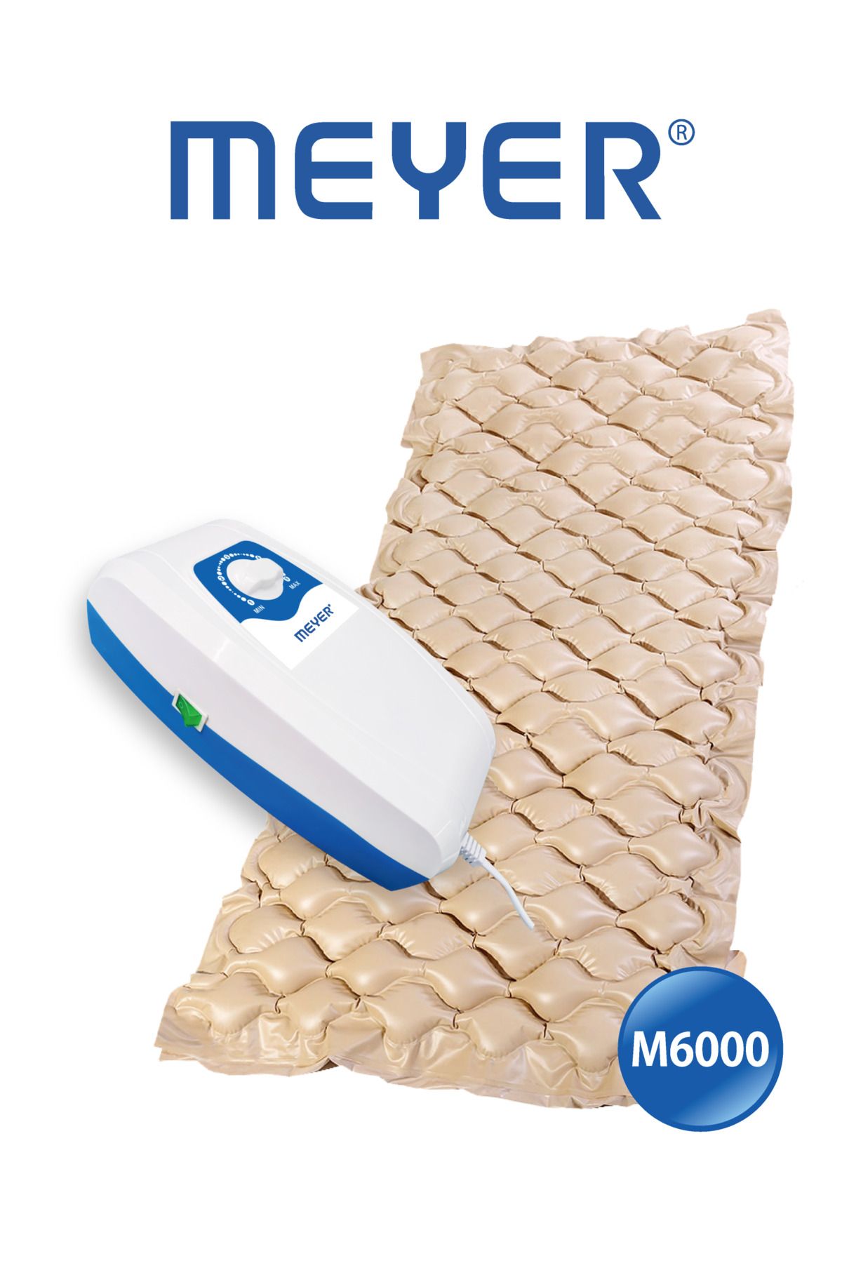 M6000 HAVALI YATAK SİSTEMİ (YATAK YARASINA KARŞI ETKİLİ & 2 YIL GARANTİLİ & 130KG TAŞIMA KAPASİTELİ)