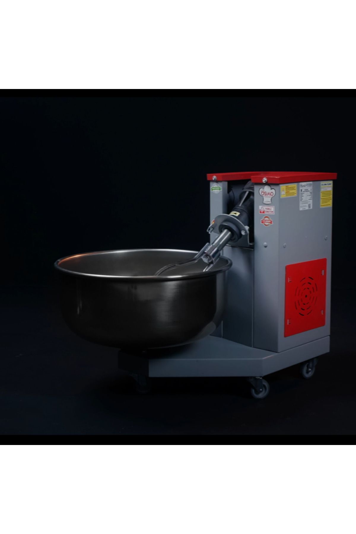 Osimo 25 Kg Un - 10 Lt Su Ile Devirmeli 35 Kg Hamur Makinesi (HAMUR KARMA,YOĞURMA MİKSERİ)