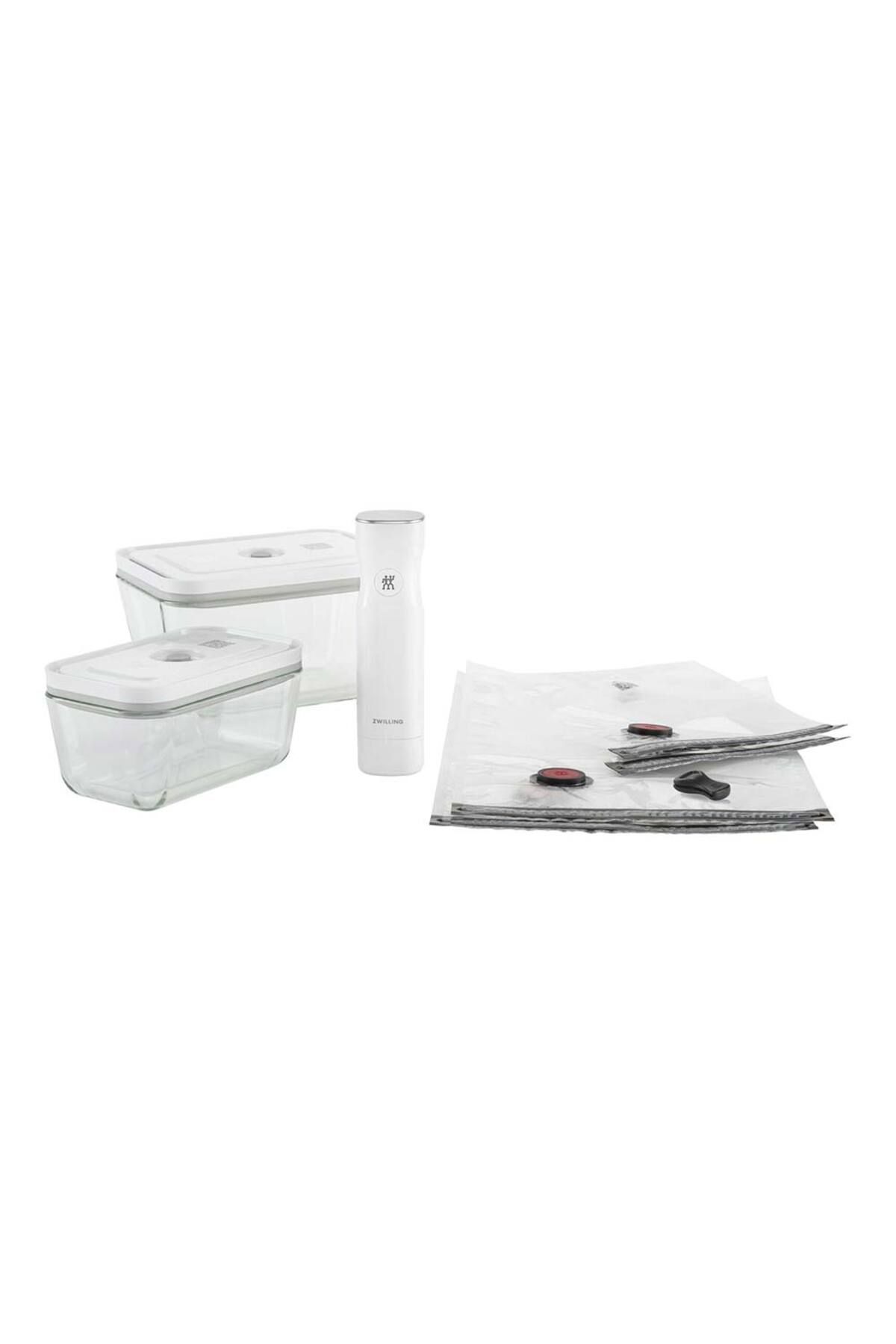 Fresh & Save Vakumlu Cam Başlangıç Seti M/l 7 Parça Gri